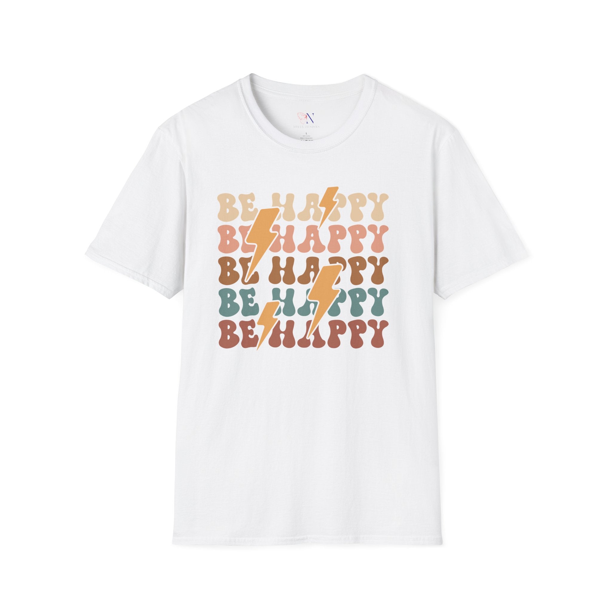 Be Happy, Encouraging T-Shirt, Happy T-Shirt, Positive Sayings Tshirt, Good Vibes Only, Positivity Quotes unisex Shirt