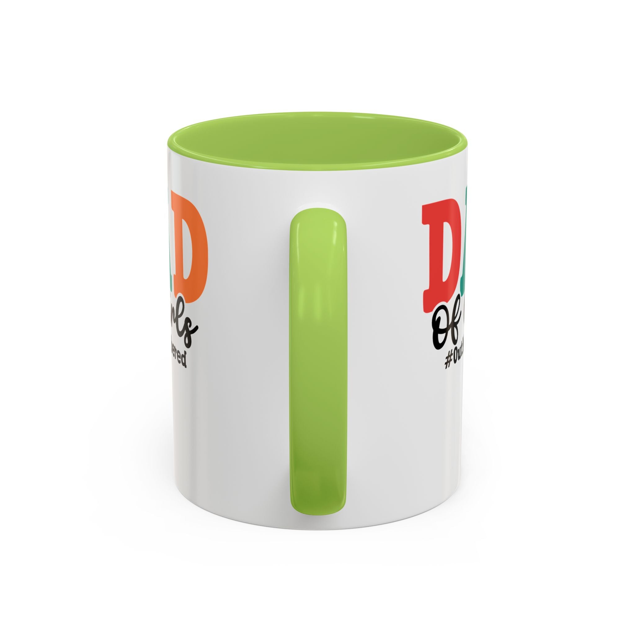 Dad of girls #outnumbered Mug - Funny Dad Gift