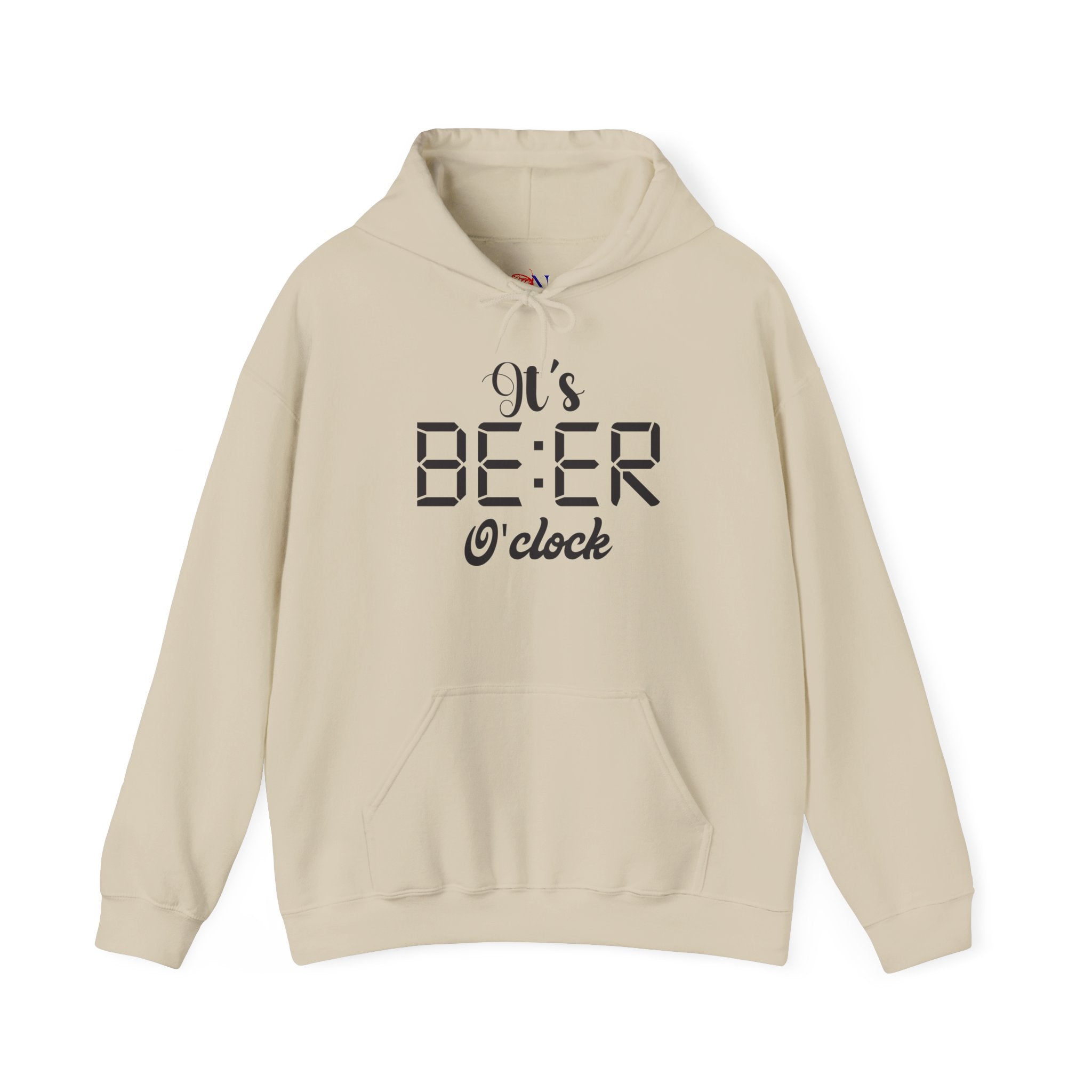 Beer O'Clock Hoodie - "It's Beer O'clock" Graphic Pullover
