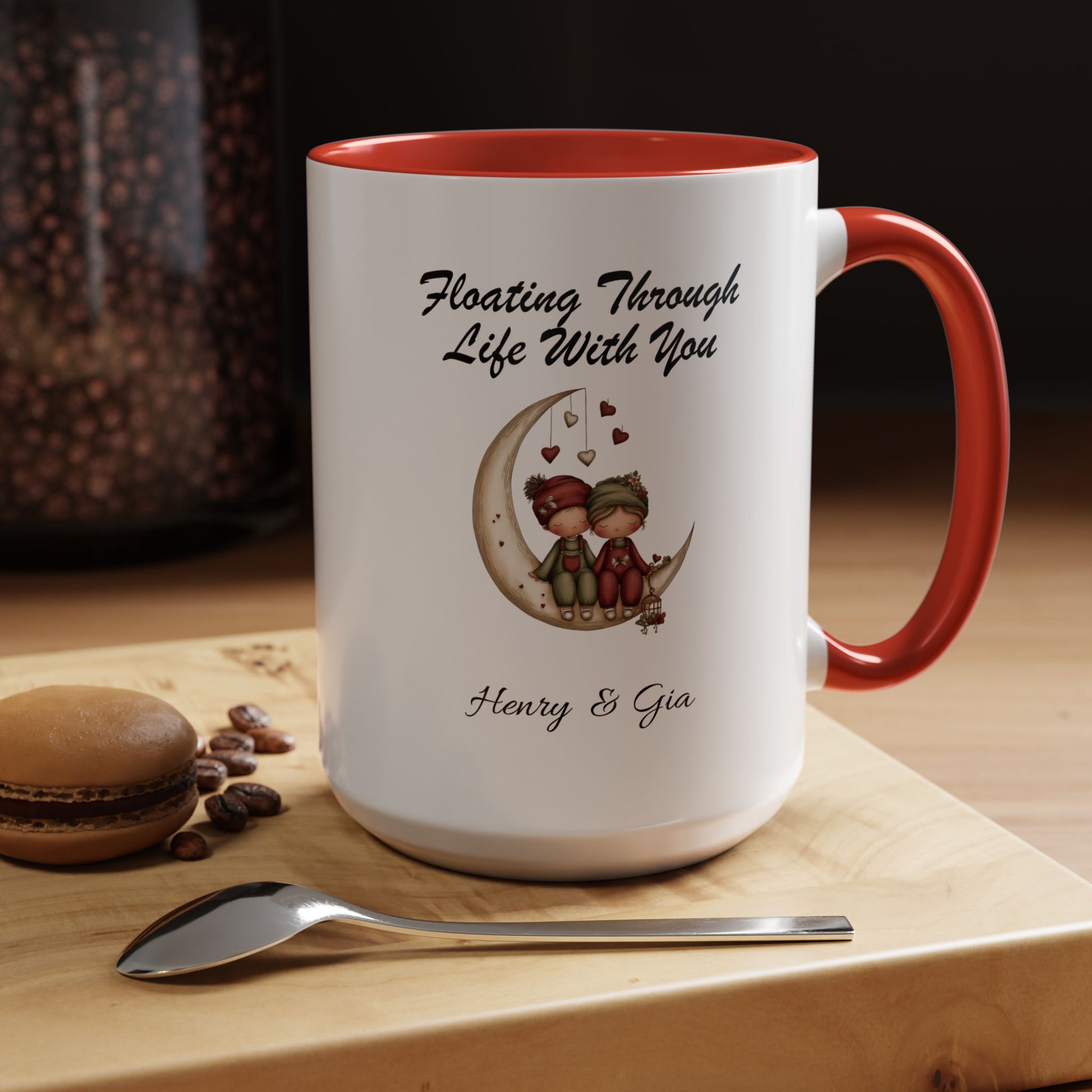 Floating Through Life With You Mug Lifestyle Mockup | Nutty Designs