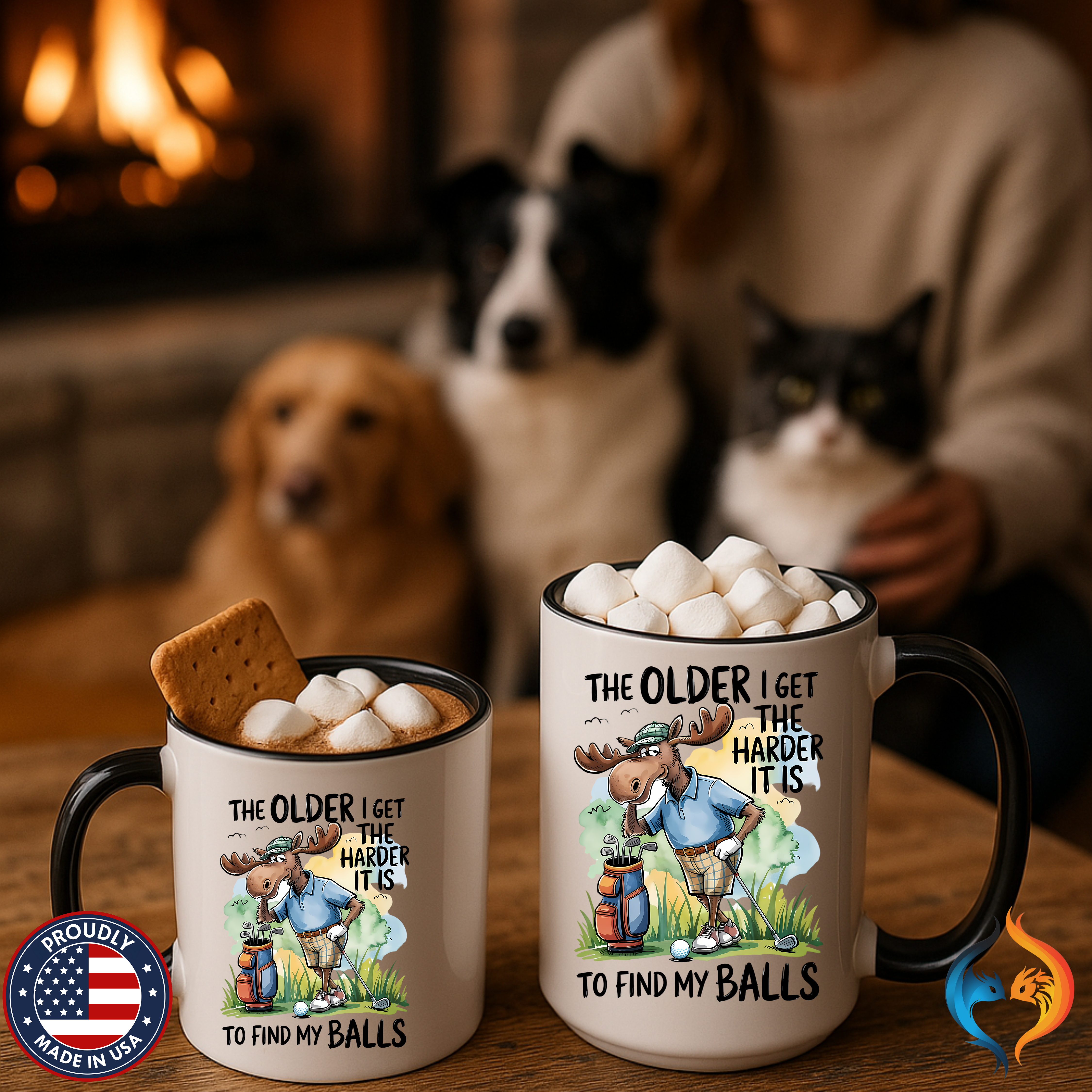 The Older I Get Mug Lifestyle Mockup | Nutty Designs