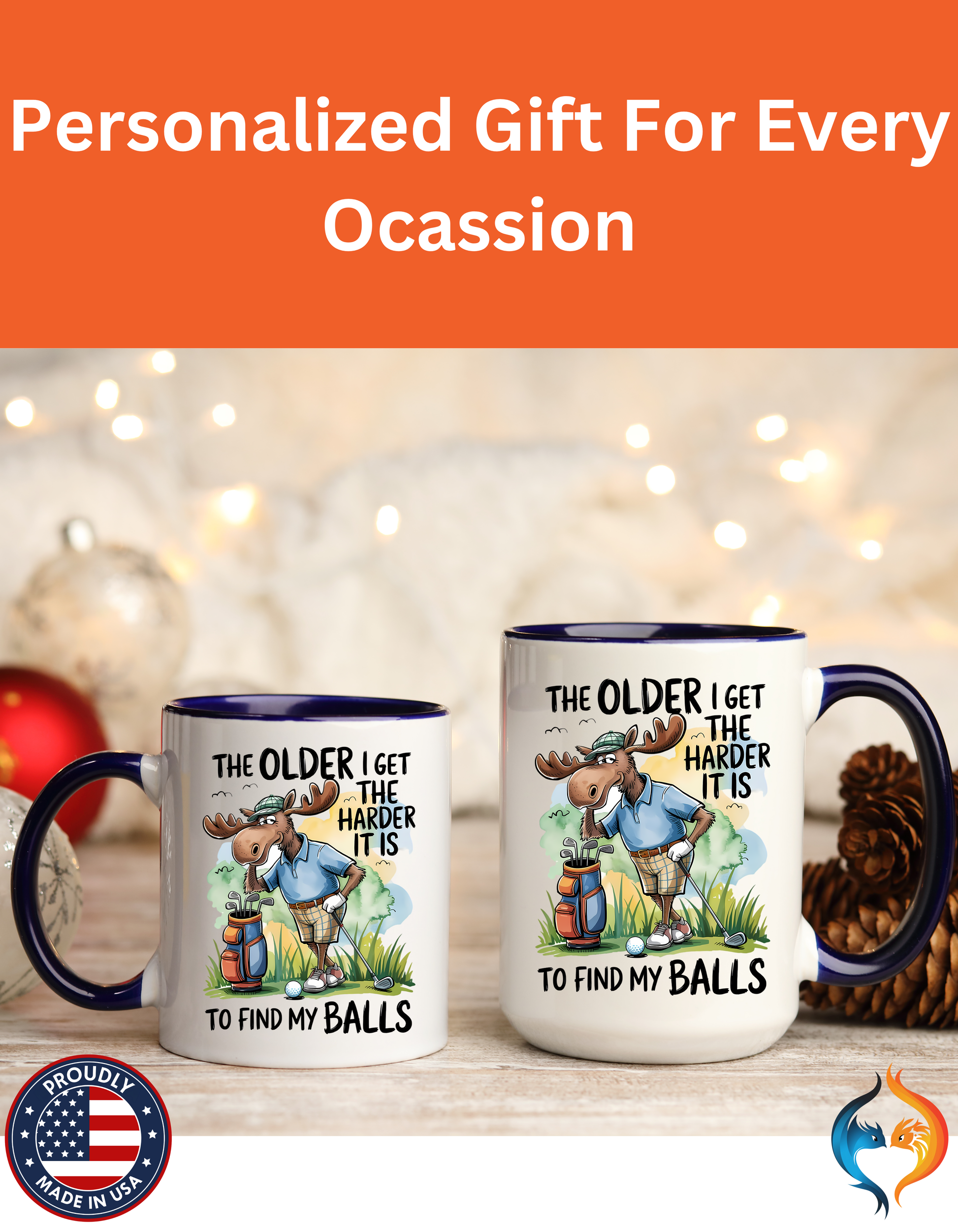 The Older I Get Mug Product Photo | Nutty Designs