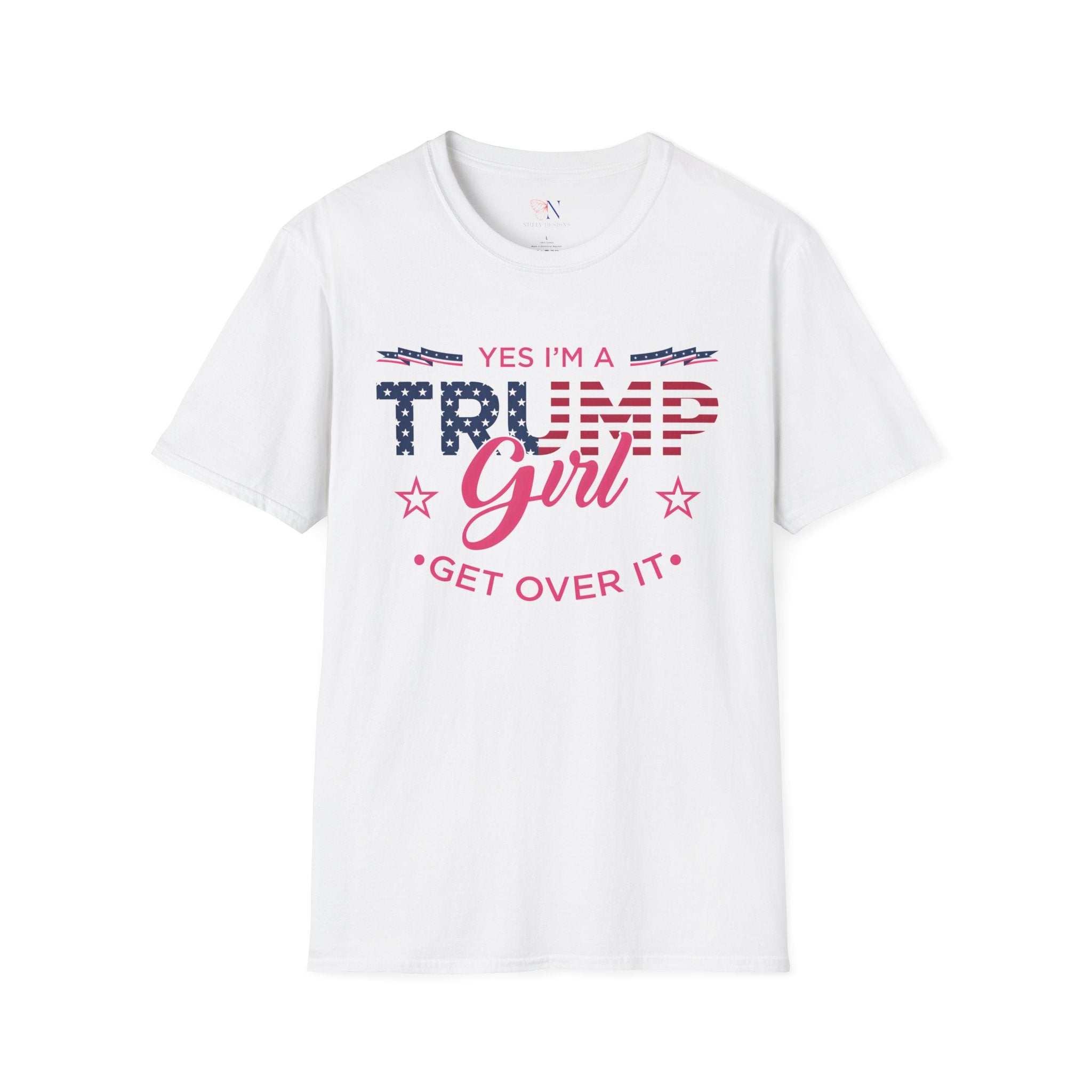 Yes I'm A Trump Girl, get over it, Trump supporter Election, Trump Republican Shirt, President 2024 unisex Shirt