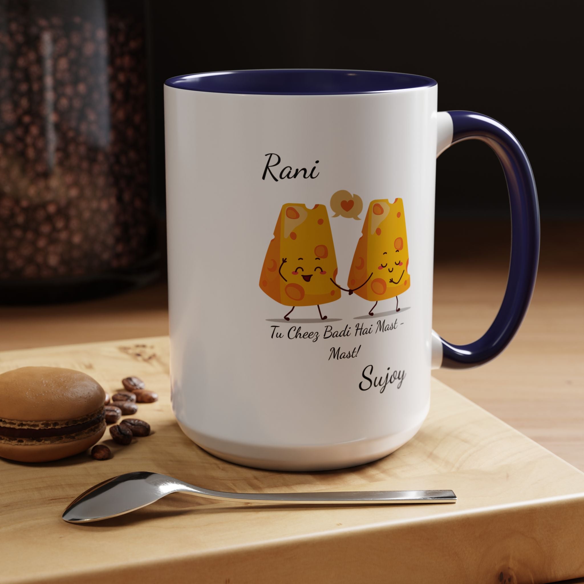 Tu Cheez Badi Hai Mast Mug Lifestyle Mockup | Nutty Designs
