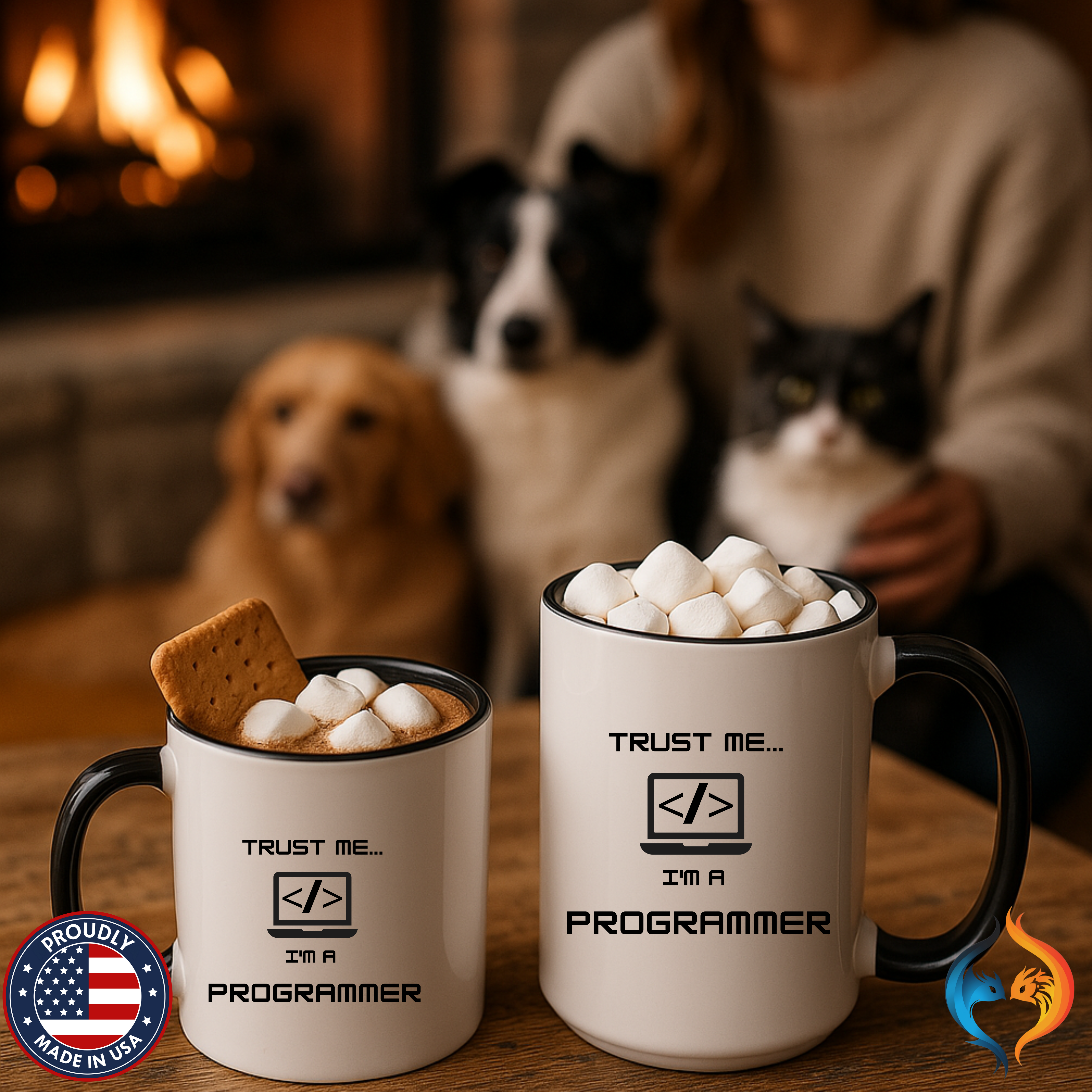 Trust Me I m a Programmer Mug Lifestyle Mockup | Nutty Designs