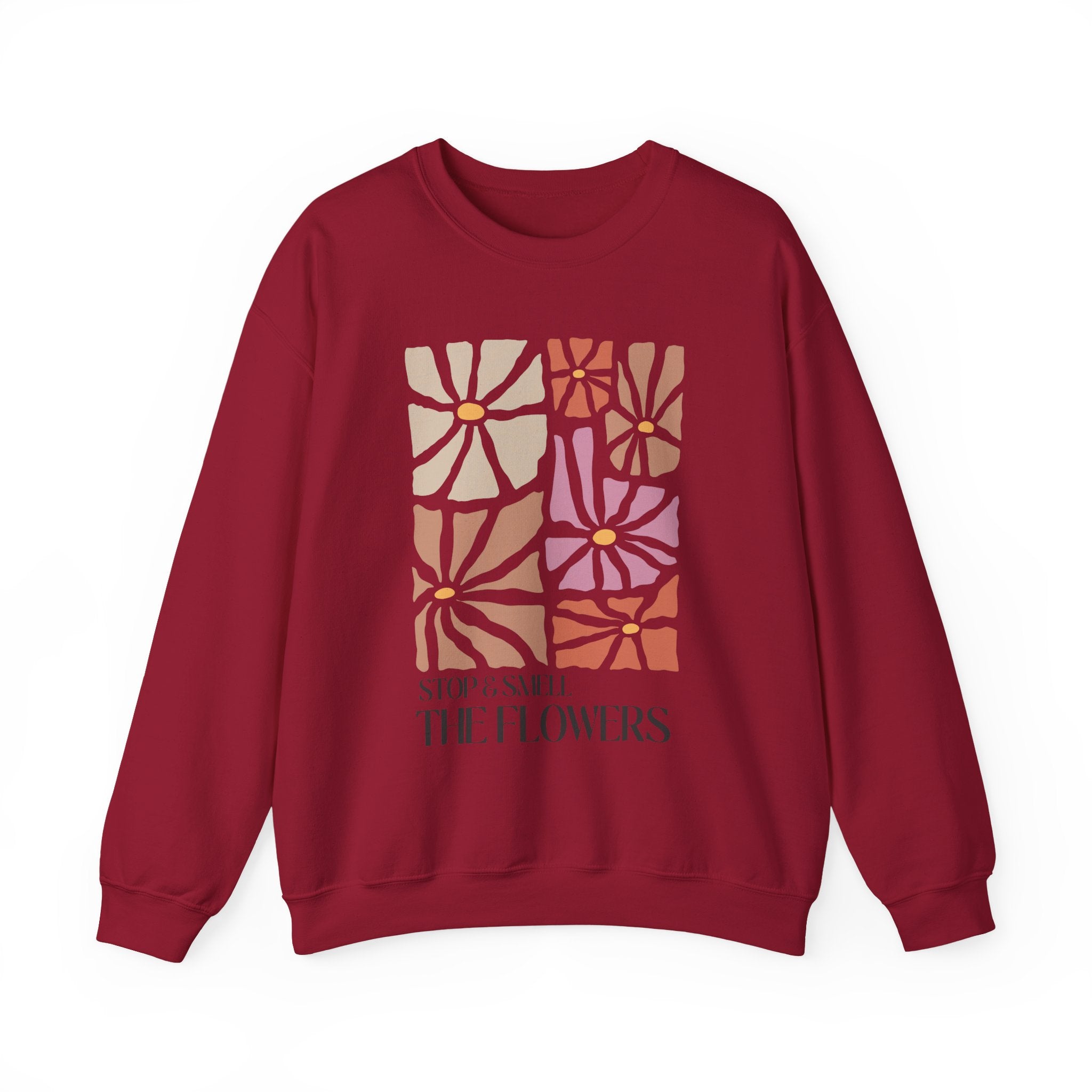 Boho Stop & Smell Flowers sweatshirt