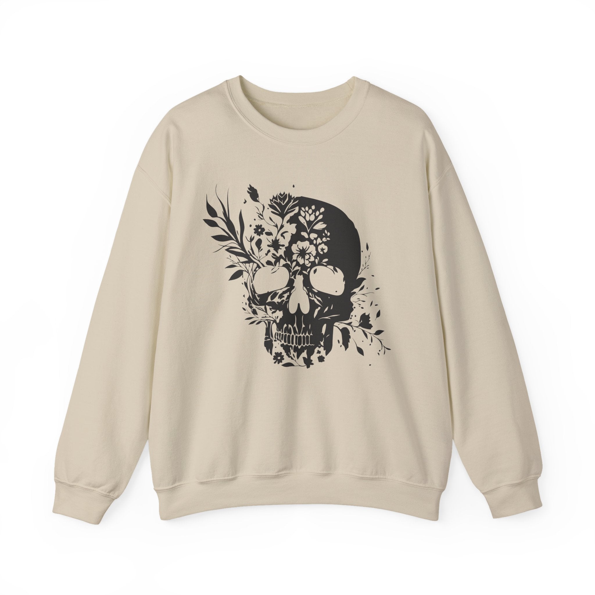 Skull Growing Flowers sweatshirt