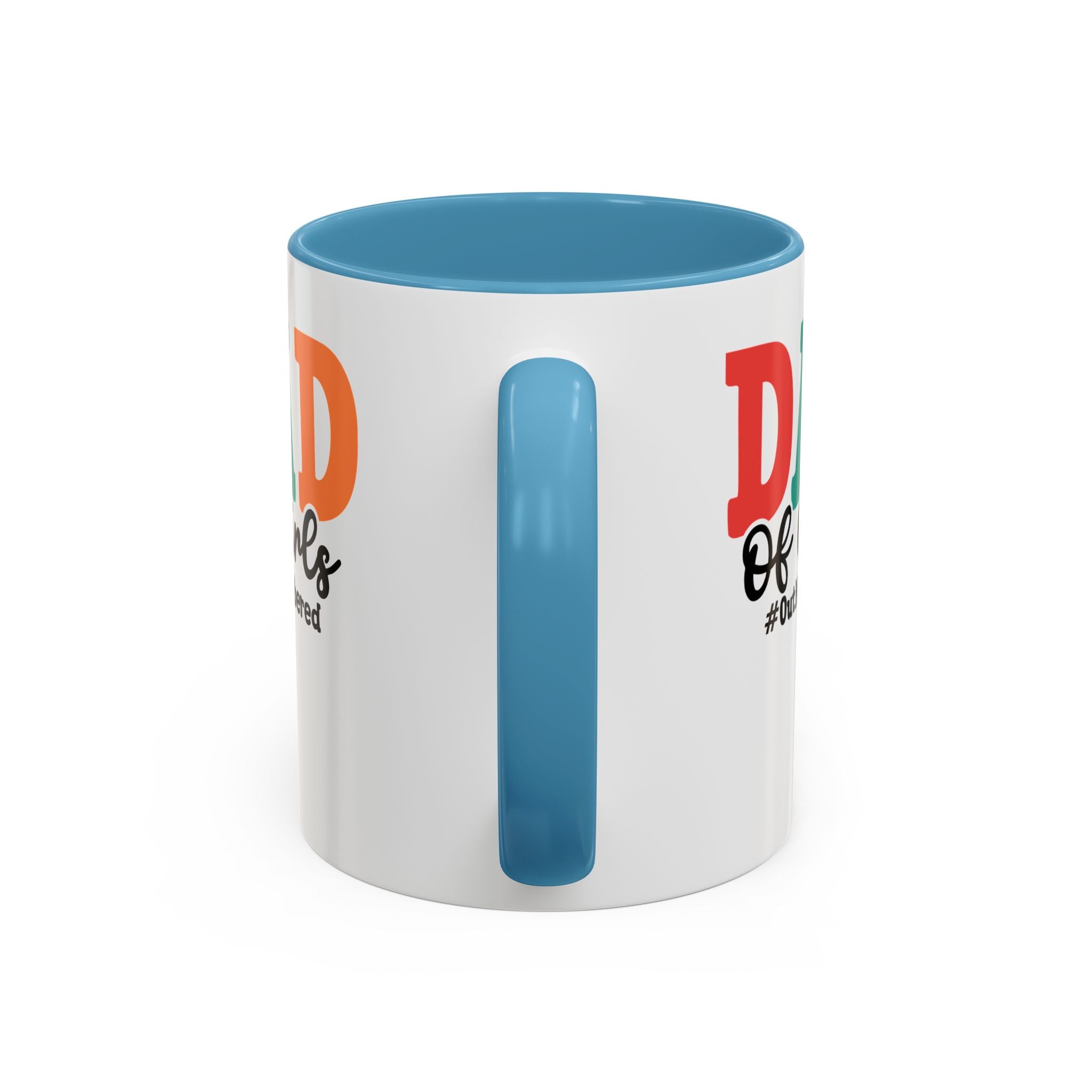 Dad of girls #outnumbered Mug - Funny Dad Gift