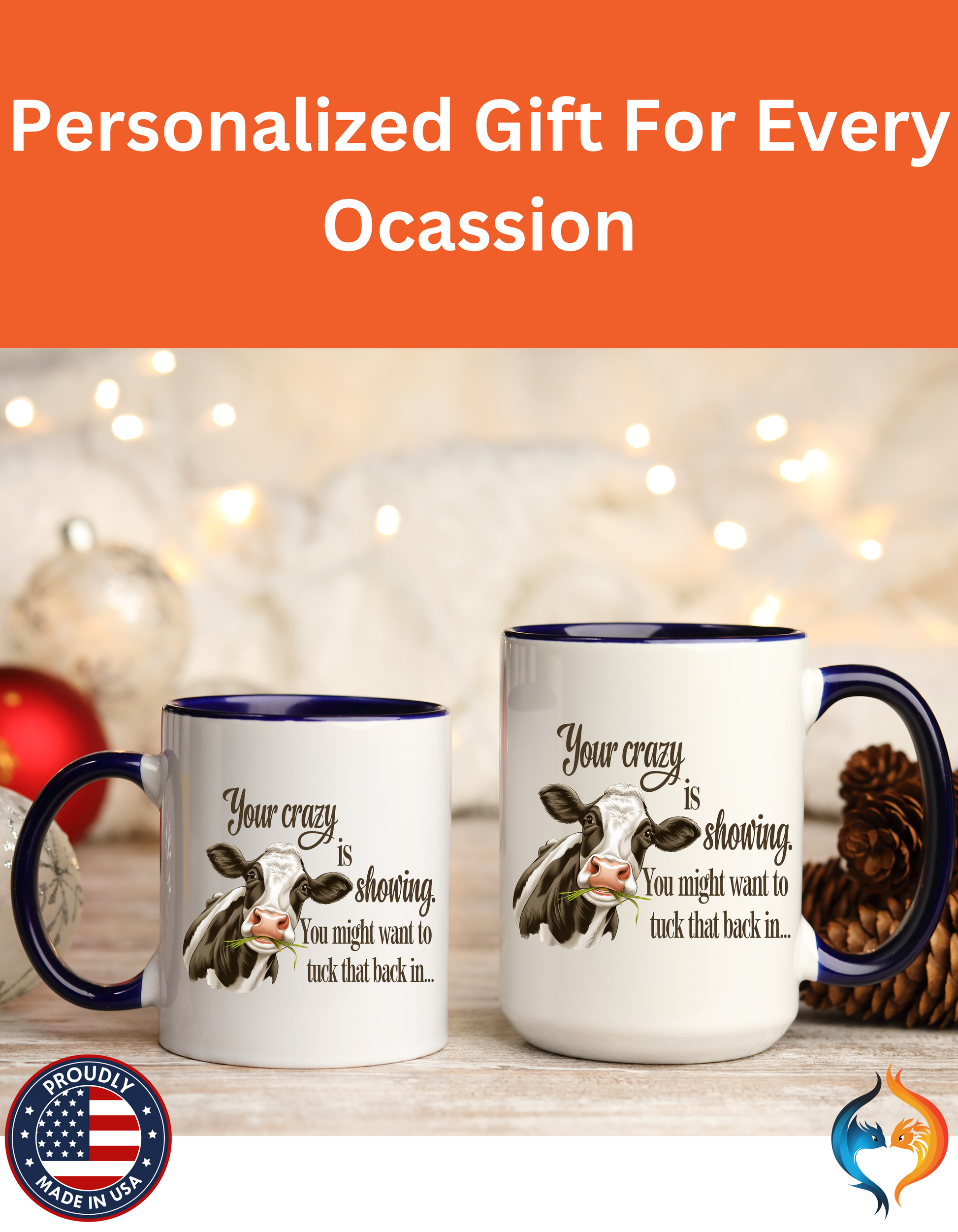 Your Crazy Is Showing Mug Product Photo | Nutty Designs