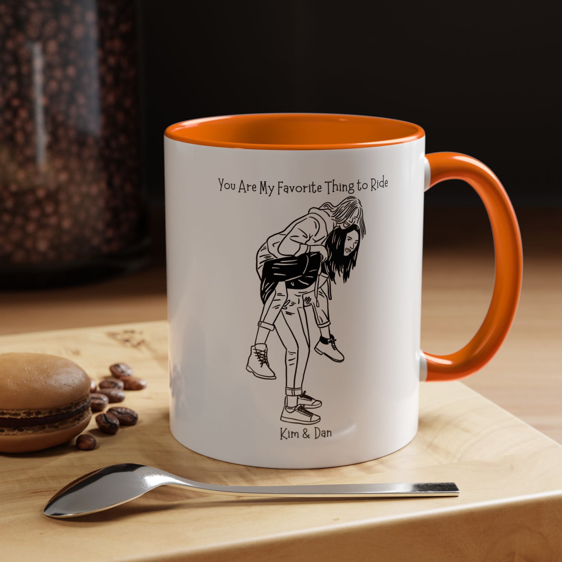 You Are My Favorite Thing To Ride Dirty Valentine Mug Lifestyle Mockup | Nutty Designs