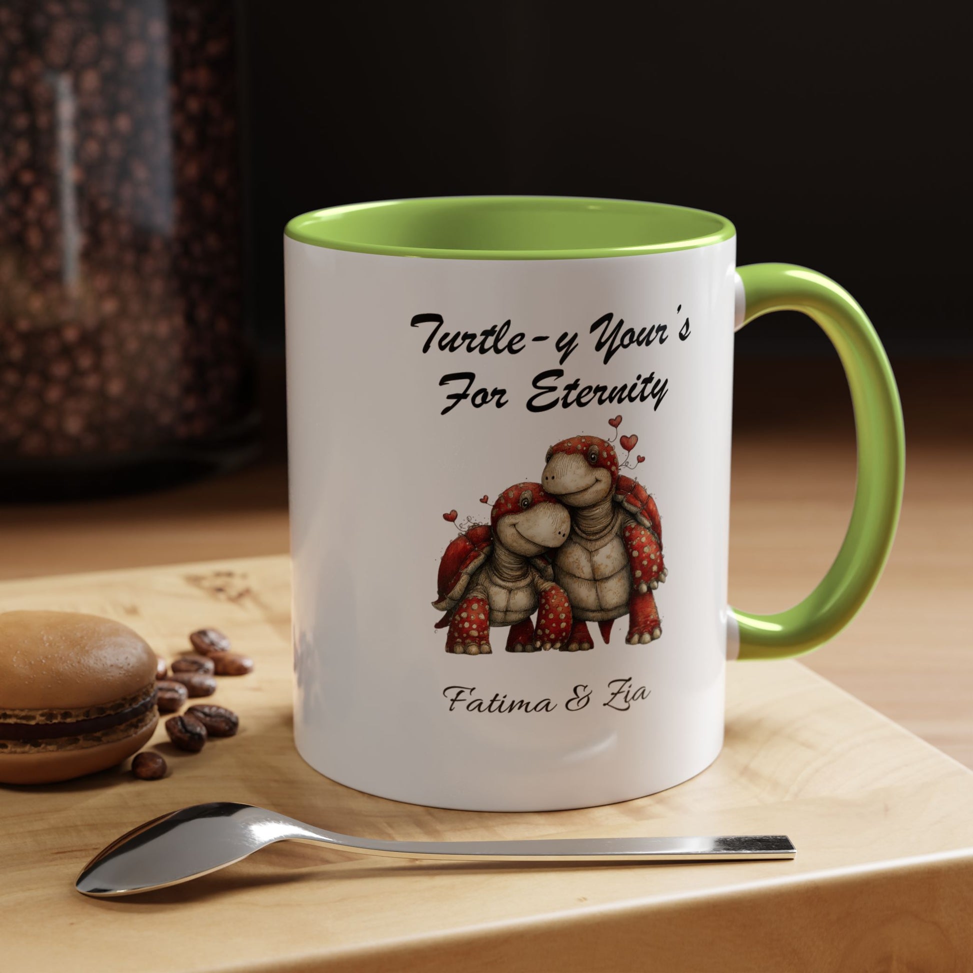 Turtle-y Yours Illustration Mug Lifestyle Mockup | Nutty Designs