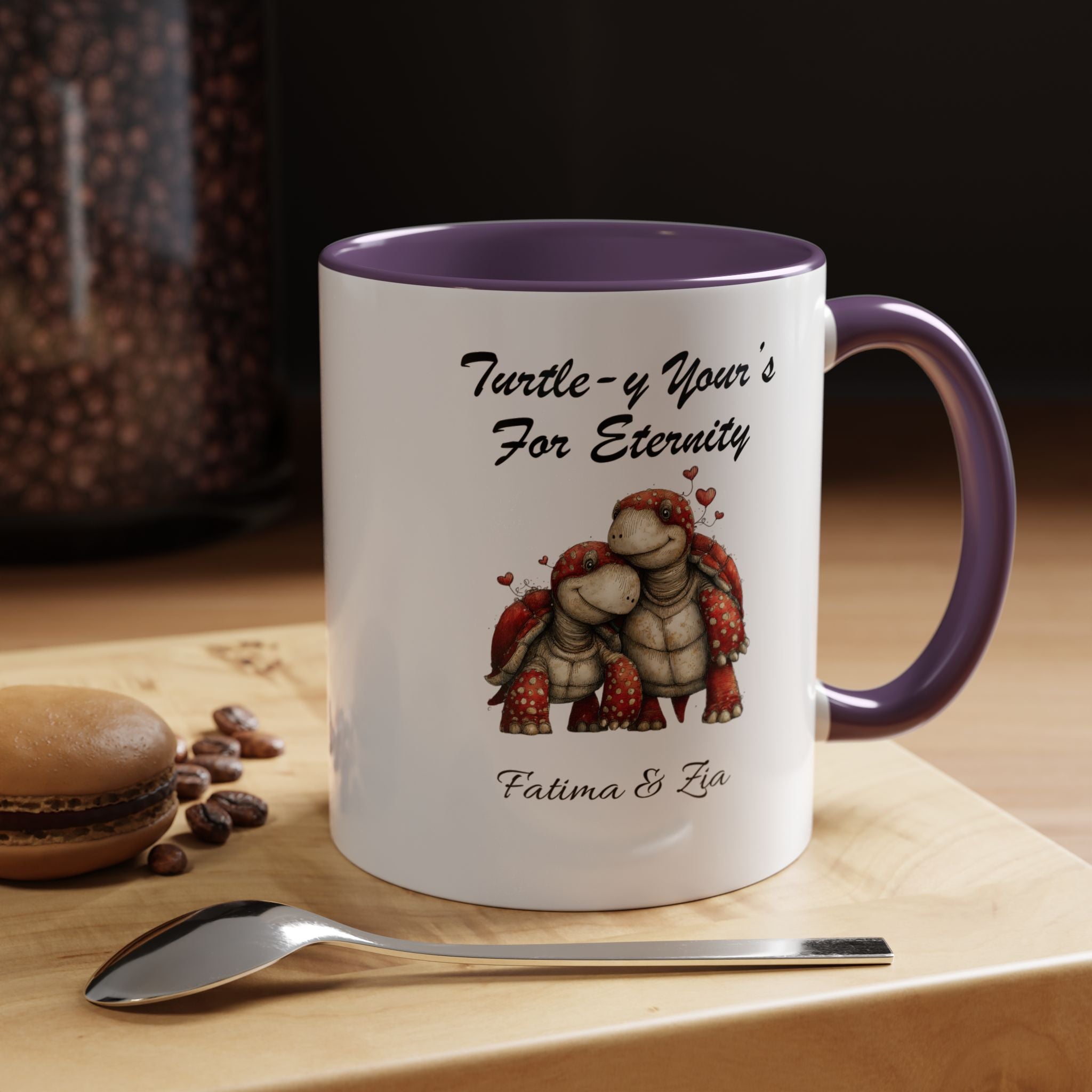 Turtle-y Yours Illustration Mug Lifestyle Mockup | Nutty Designs