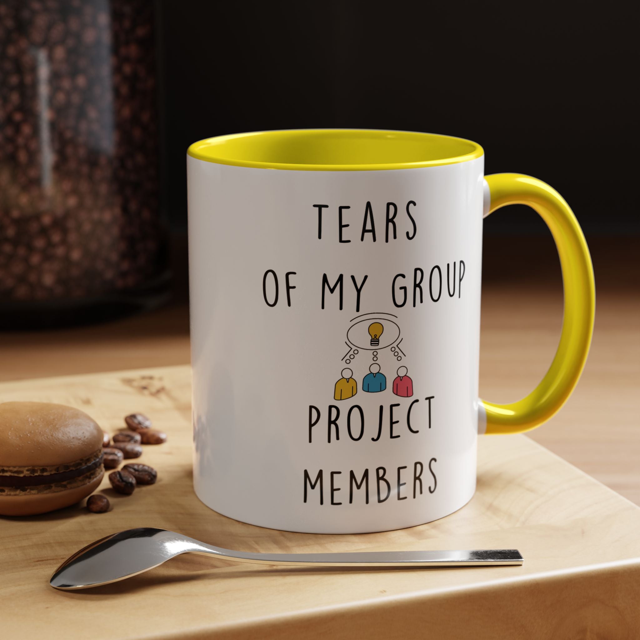 Funny Coffee Mug, Personalized Mug, Tears Of My Group Project Members, Accent Cup (11, 15oz), Sarcastic Mug,  Tea Coffee Cup, Gift Under 20