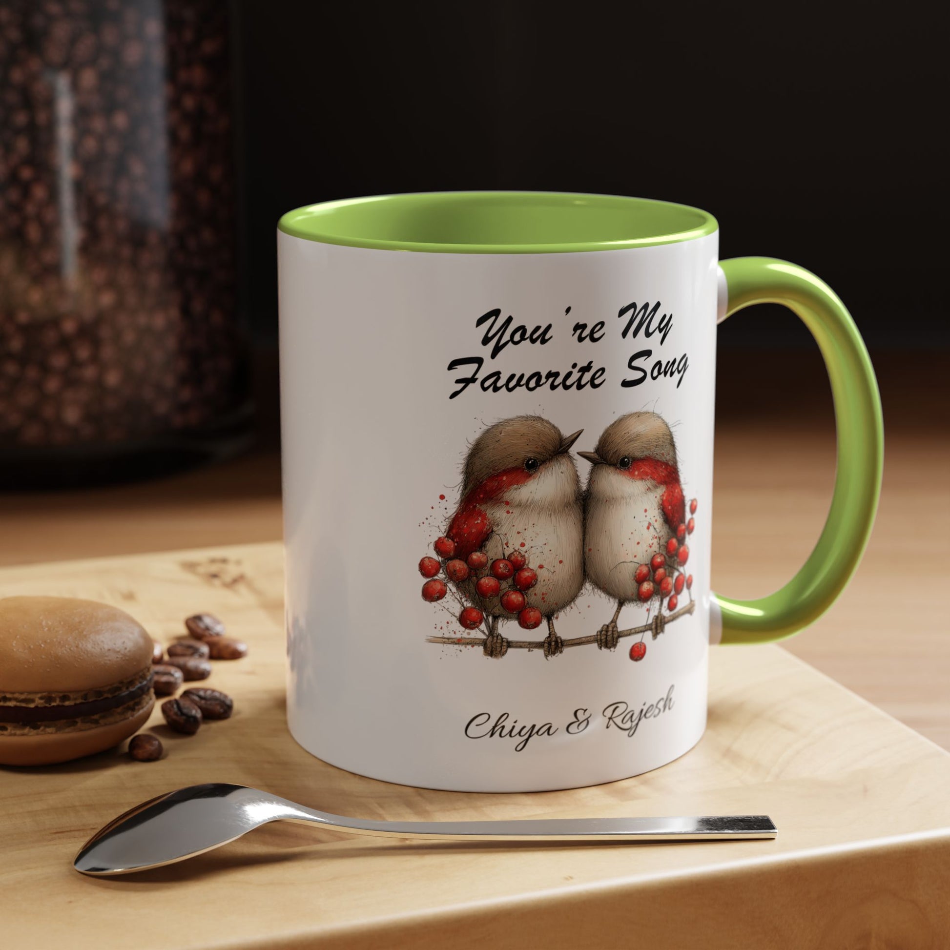 You Are My Favorite Song Robin Couple , Valentine's Day Love Mug Lifestyle Mockup | Nutty Designs