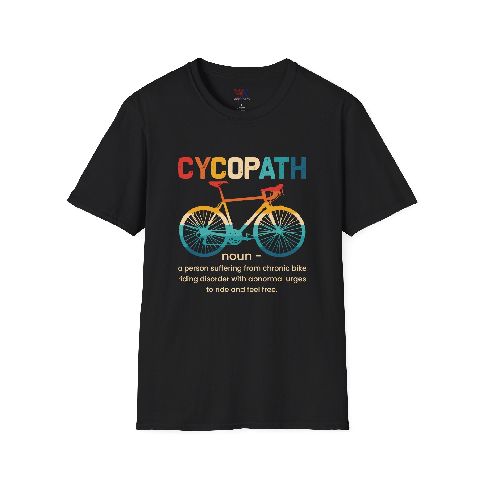 Cycopath Funny Biking  Pun T-shirt