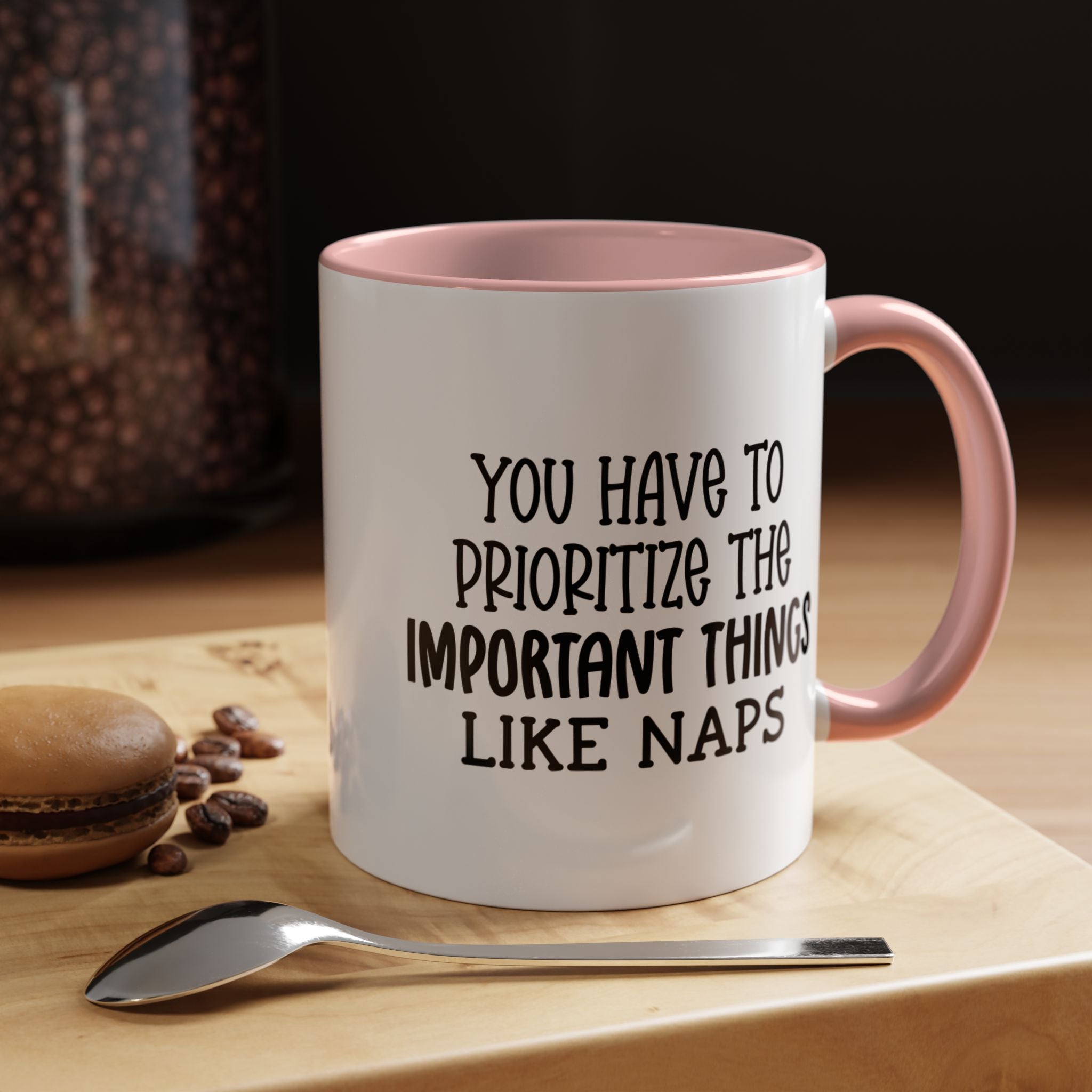 Important Things | Funny Coffee Mug, Sarcastic Tea Cup, Unique Gift Idea