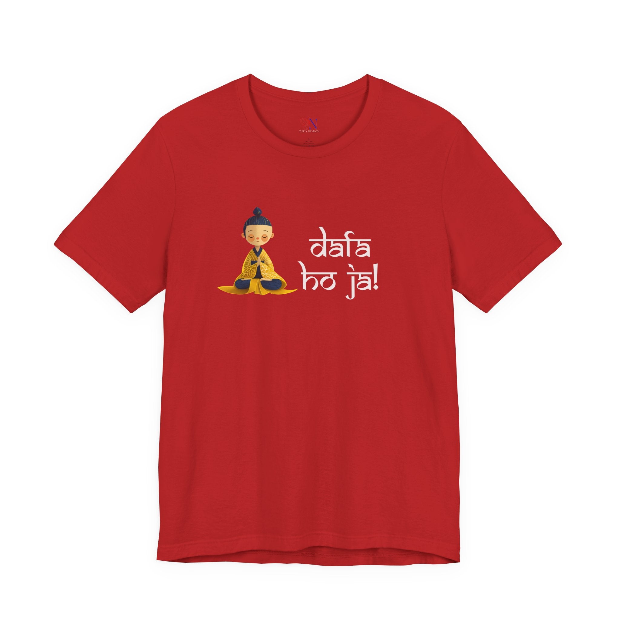 Dafa Ho Ja  Funny Indian pride slogan gift Desi Swag Pakistani tshirt Brown humor T-shirt Punny tee shirt Unisex Short Sleeve Tee