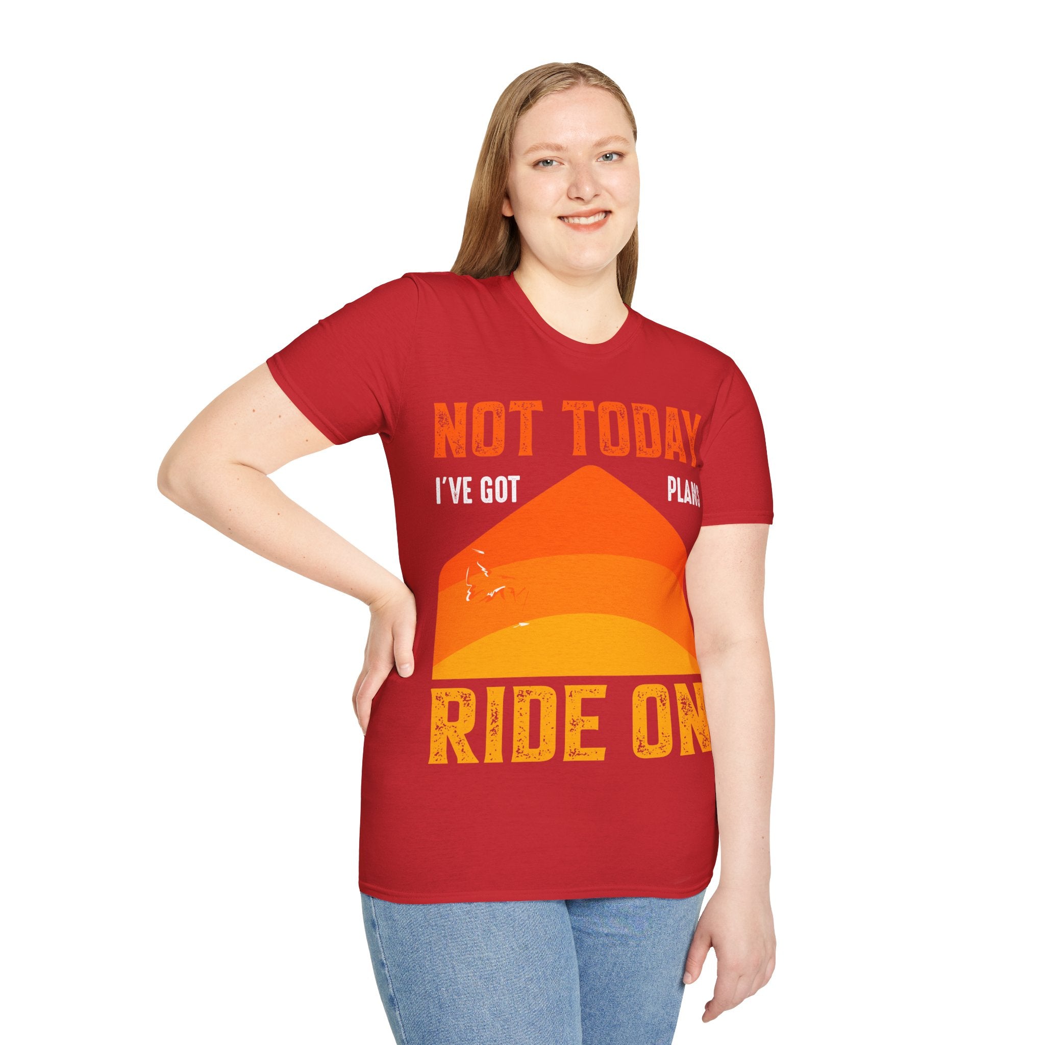 Not Today, I've Got Plans, Ride On, Biking Retro style gift Tshirt, Bikers Tee, Bike Lover Gift, Bicycle Sport, Gift for him Unisex T-shirt