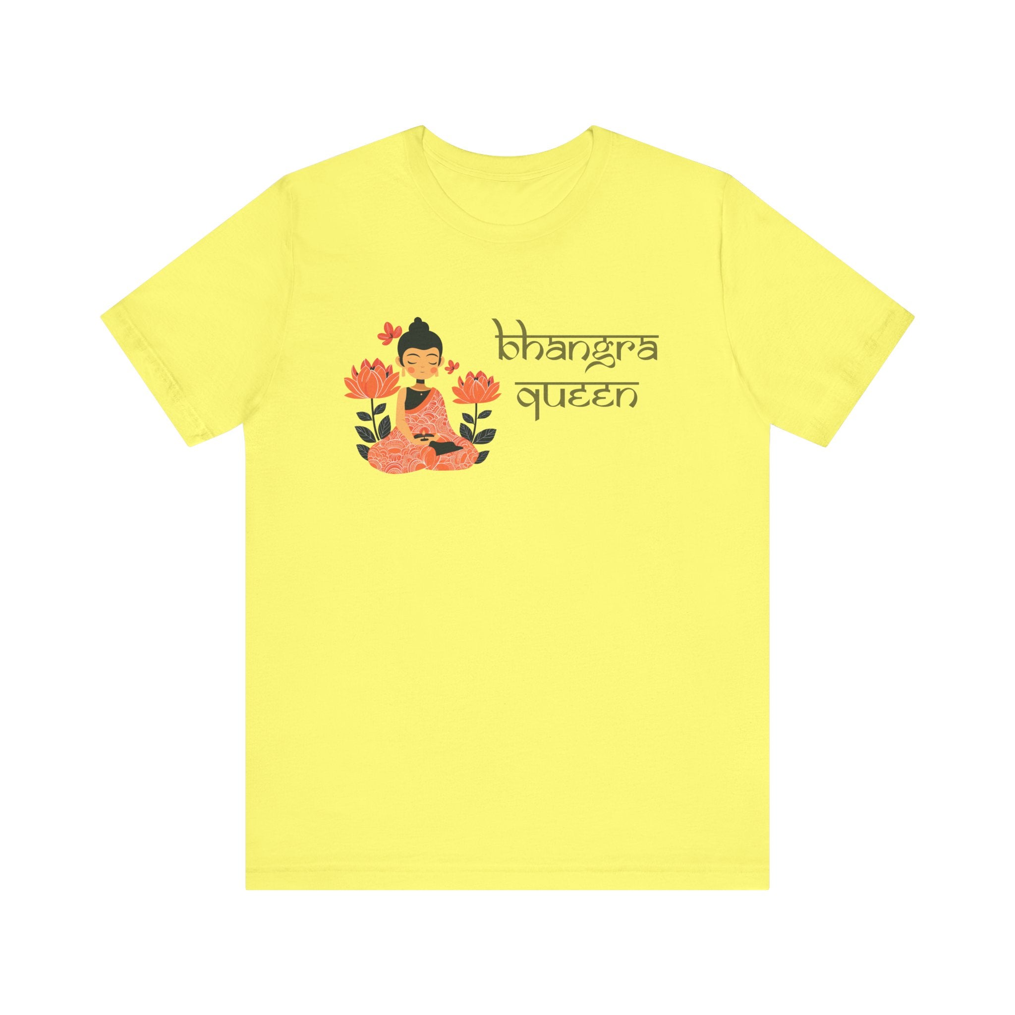 Bhangra Queen Funny Indian pride slogan gift Desi Swag Pakistani tshirt Brown humor T-shirt Punny tee shirt Unisex Short Sleeve Tee