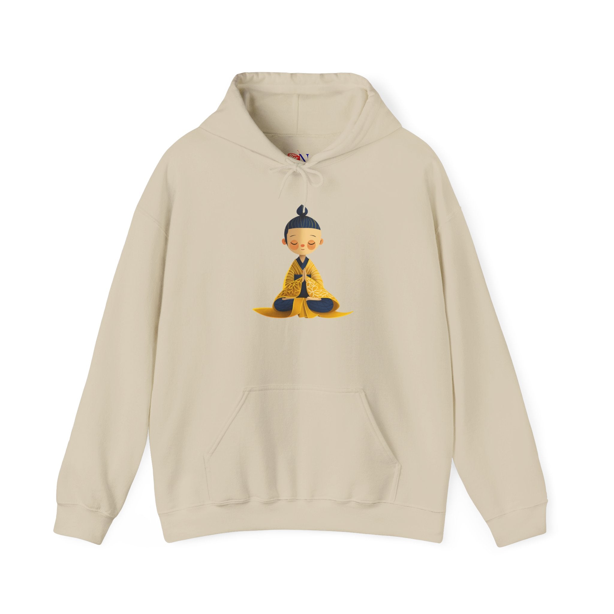 Meditating Monk Hoodie — Cute Zen Buddhism Sweatshirt