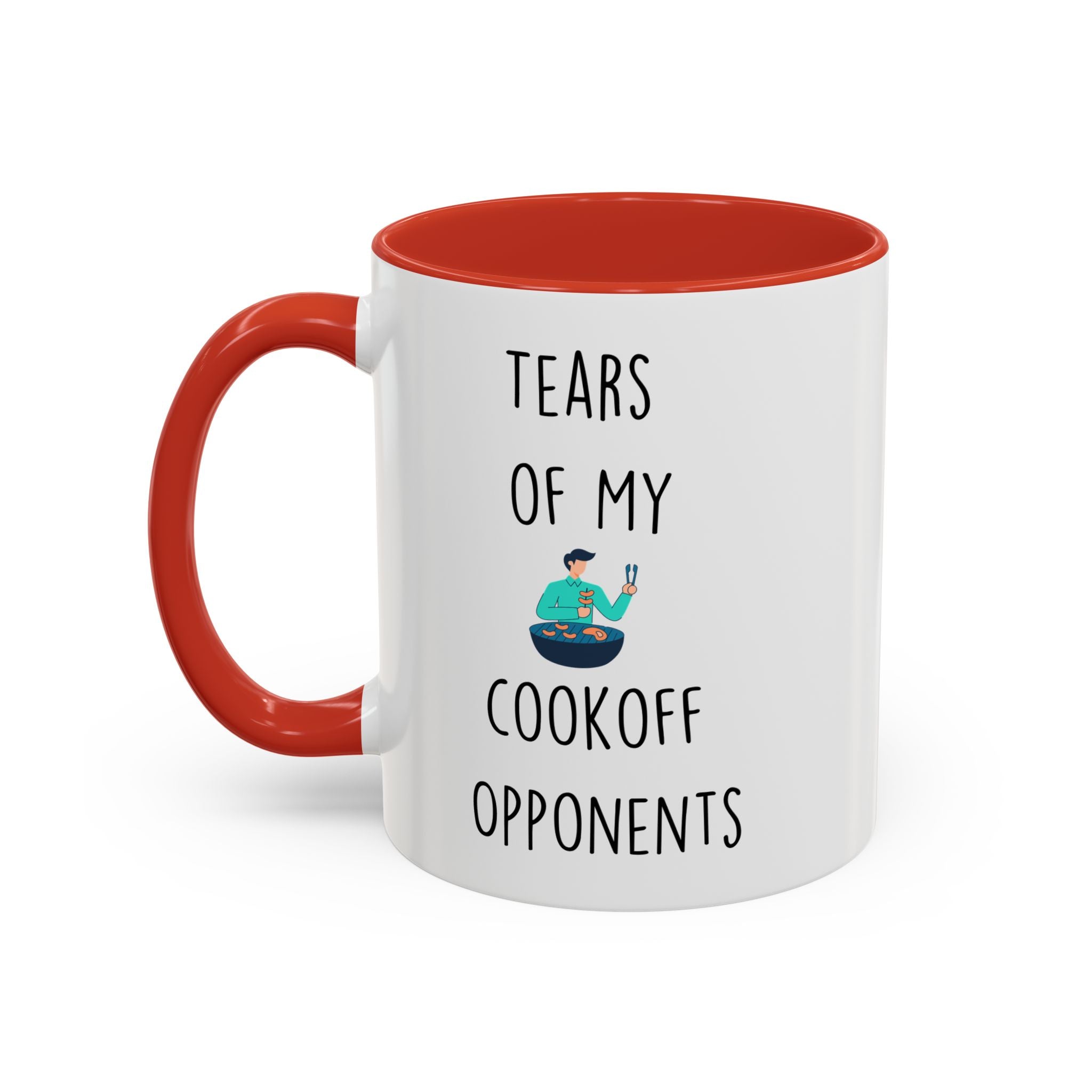 Funny Coffee Mug, Personalized Mug, Tears Of My Cookoff Opponents, Accent Cup (11, 15oz), Sarcastic Mug,  Tea Coffee Cup, Gift Under 20