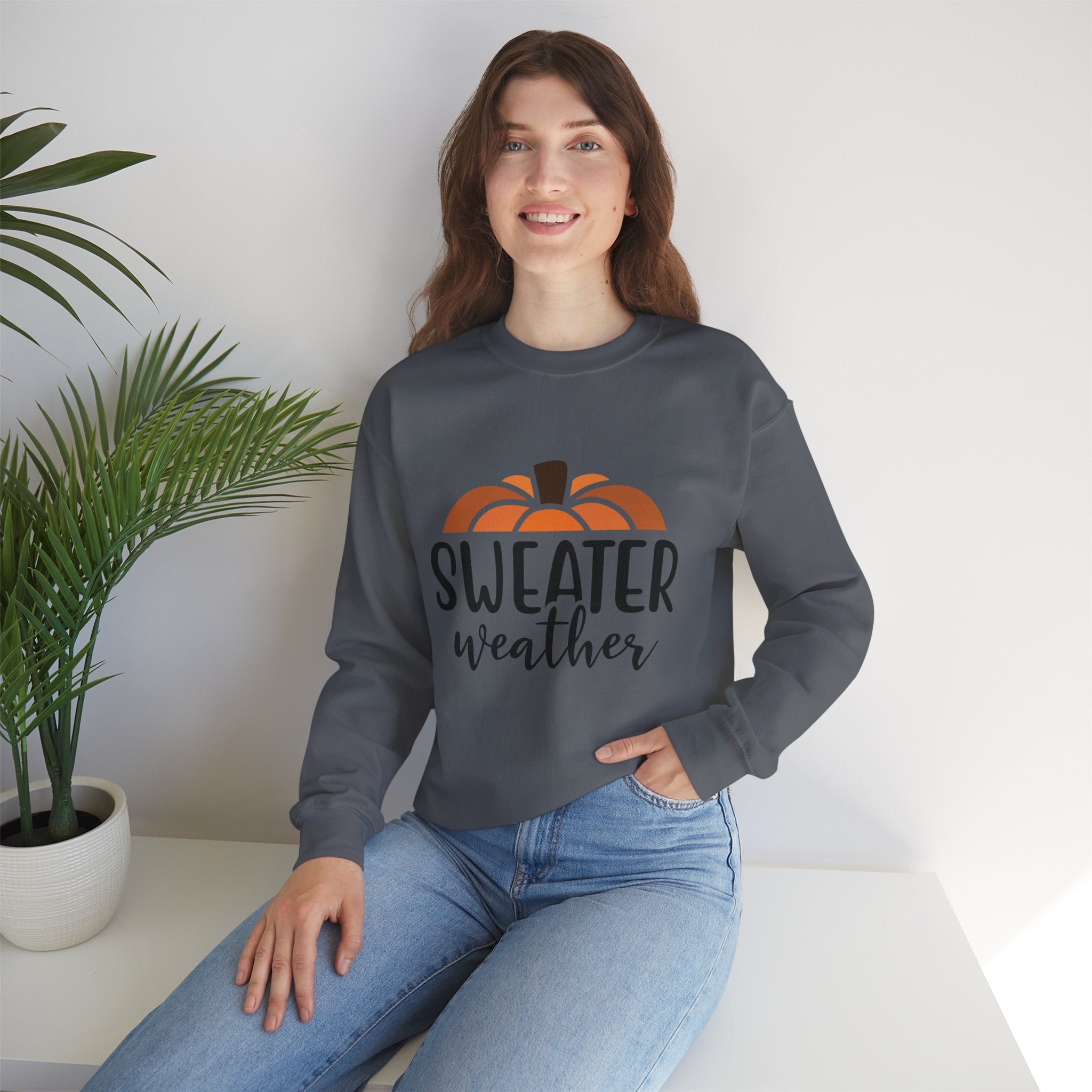Sweater Weather Crewneck Sweatshirt — Cozy Fall Vibes