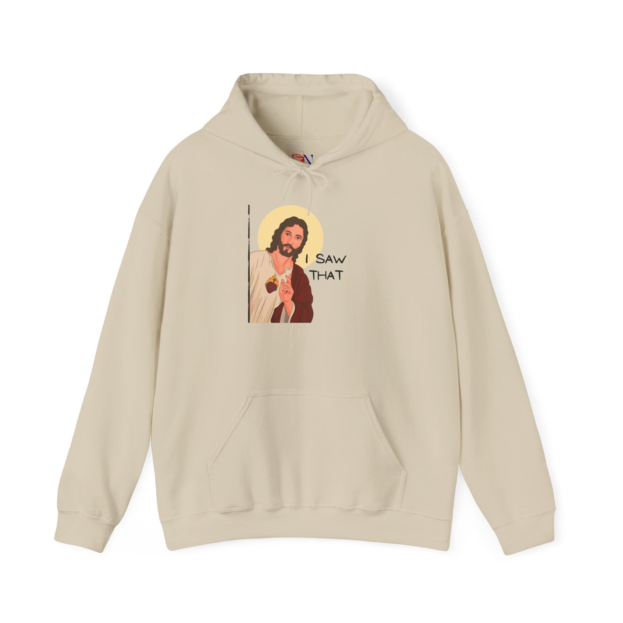 Jesus "I Saw That" Hoodie - Funny Religious Graphic Sweatshirt