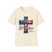 God Bless America Trump 2024, Patriotic Tee, Conservative T-Shirt, MAGA Lover Gift, American Pride, Christian GOP, Trump Vance