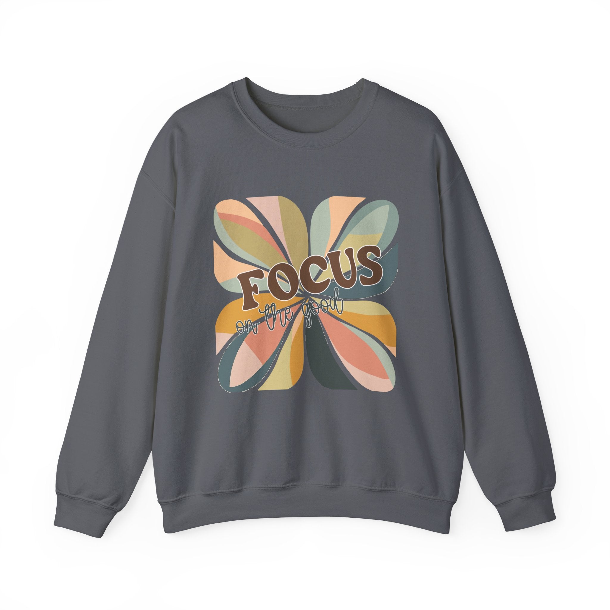 Positive Vibes Sweatshirt, Inspirational Jumper, Motivational Pullover, Good Vibes Apparel, Focus on the Good Shirt