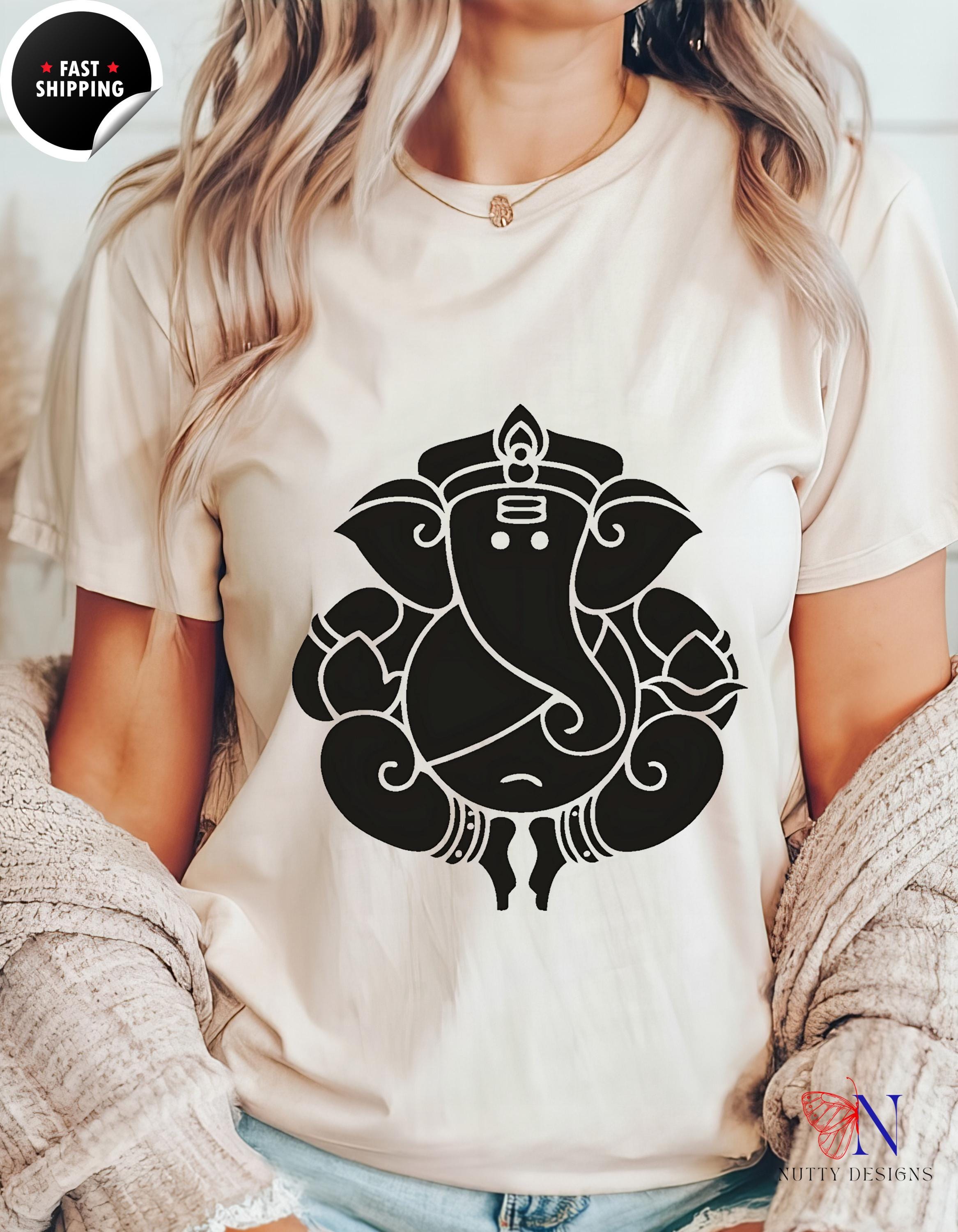 Ganesha Chintamani Graphic T-Shirt | Hindu Art Tee , Unique Design for Spiritual Style & Casual Wear