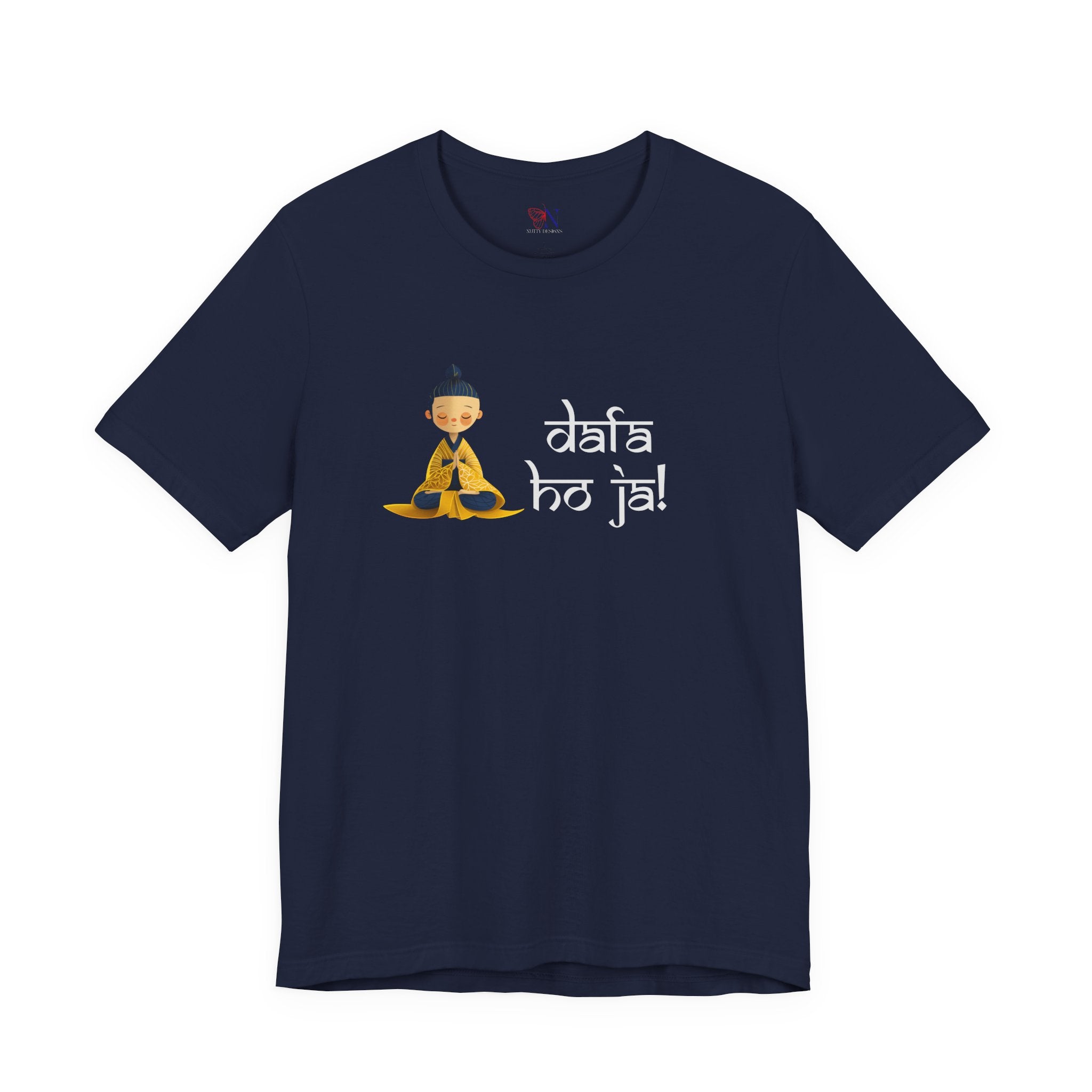 Dafa Ho Ja  Funny Indian pride slogan gift Desi Swag Pakistani tshirt Brown humor T-shirt Punny tee shirt Unisex Short Sleeve Tee