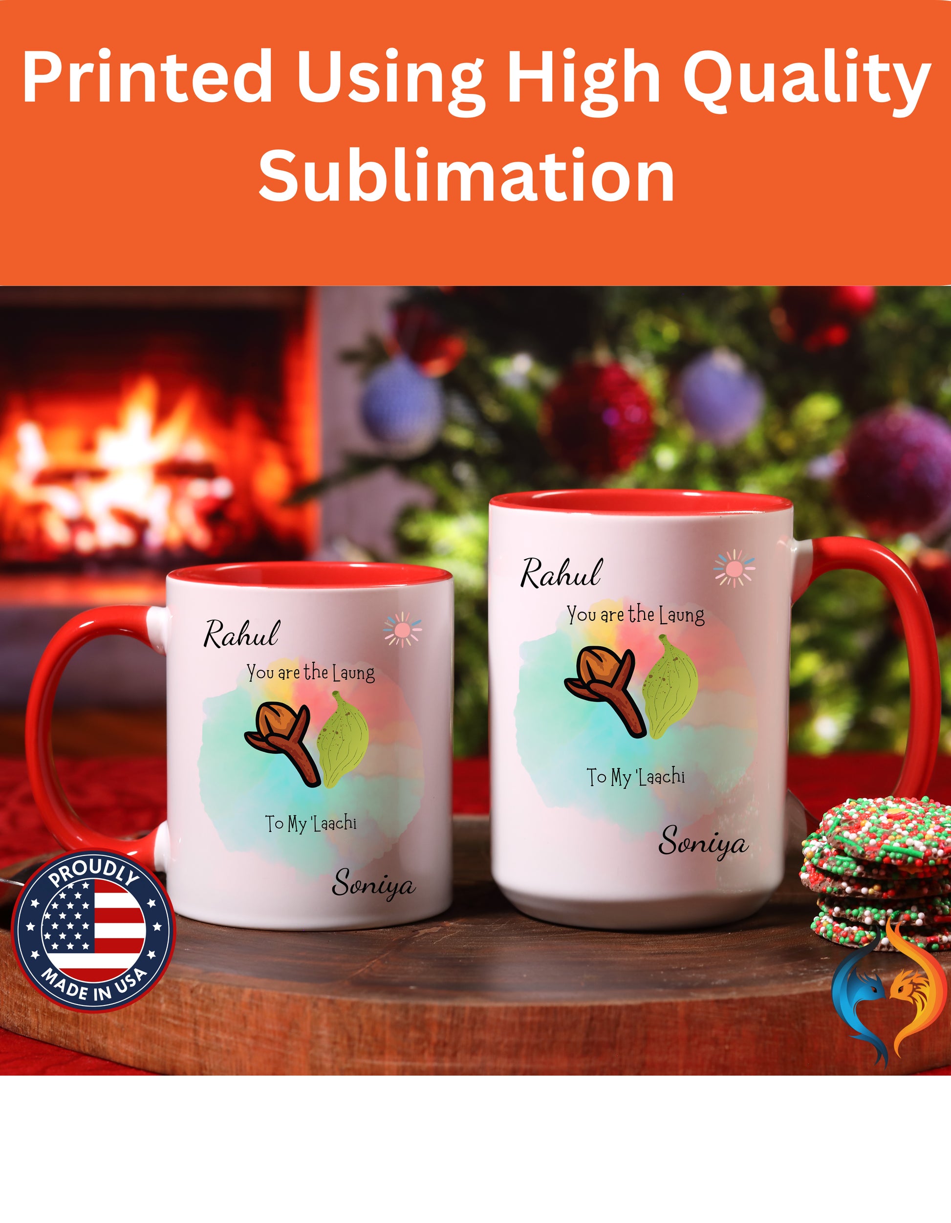You Are The Laung To My Laachi Romantic Mug Product Photo | Nutty Designs