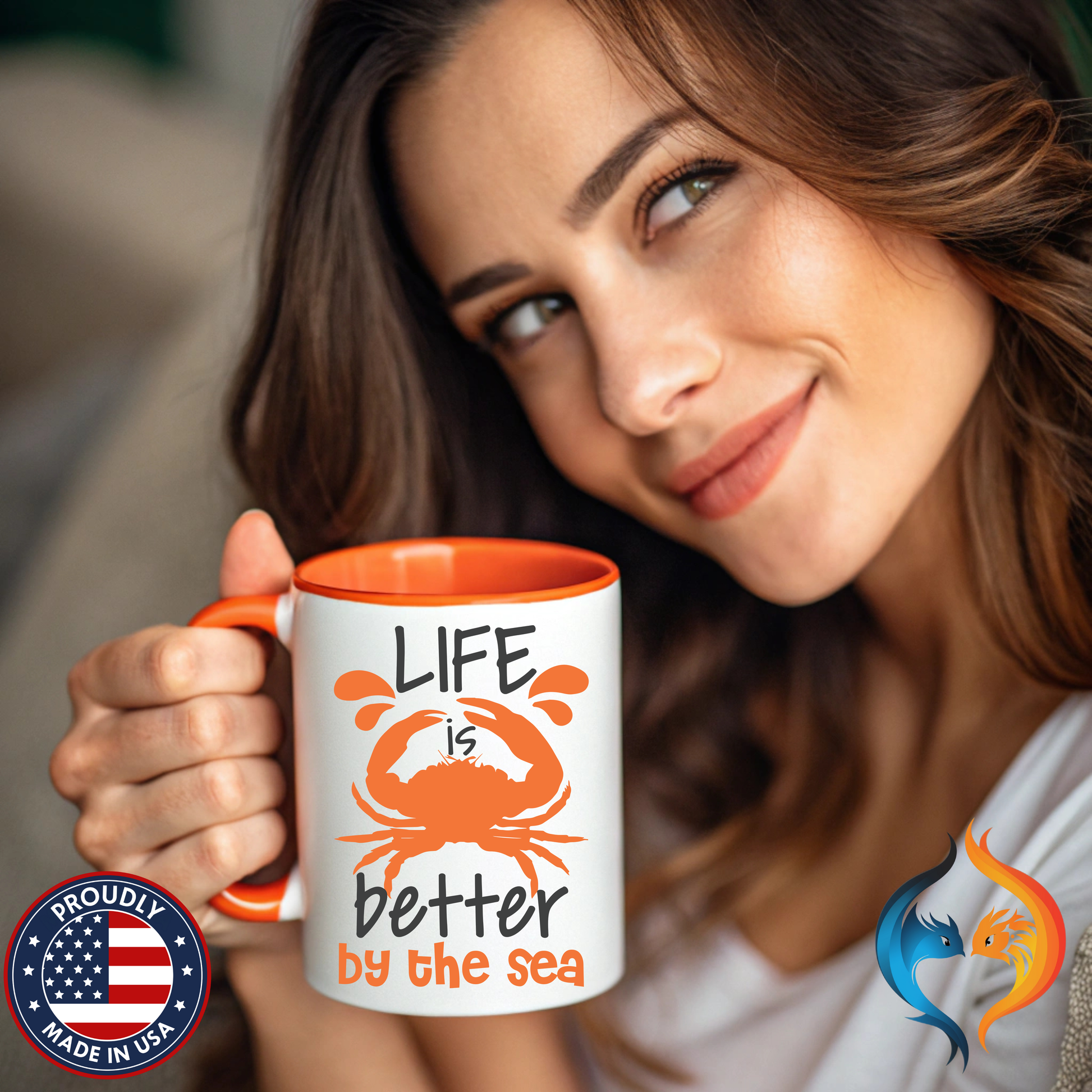 Life is Better by the Sea Mug Product Photo | Nutty Designs