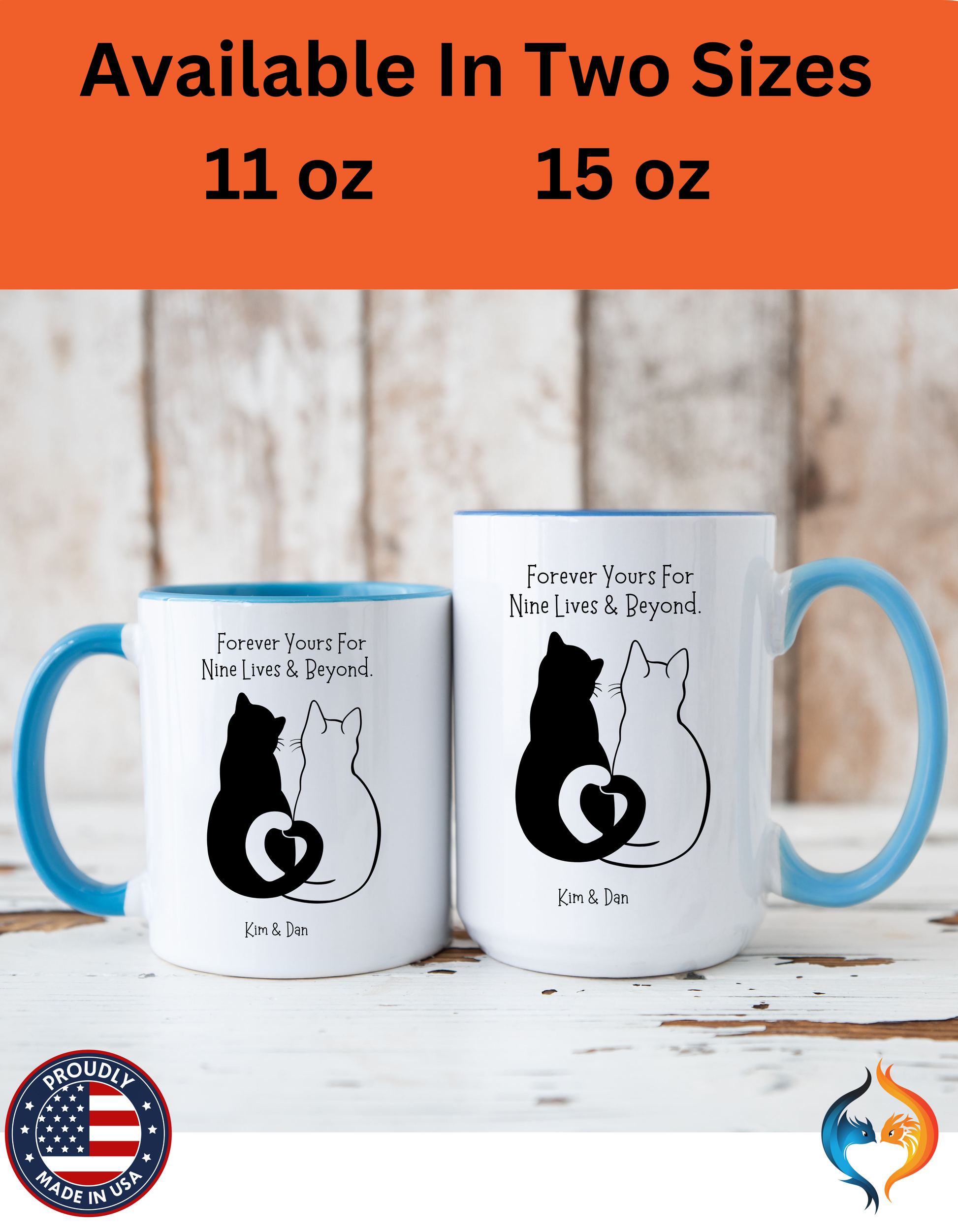 Forever Yours For Nine Lives And Beyond Romantic Mug Lifestyle Mockup | Nutty Designs