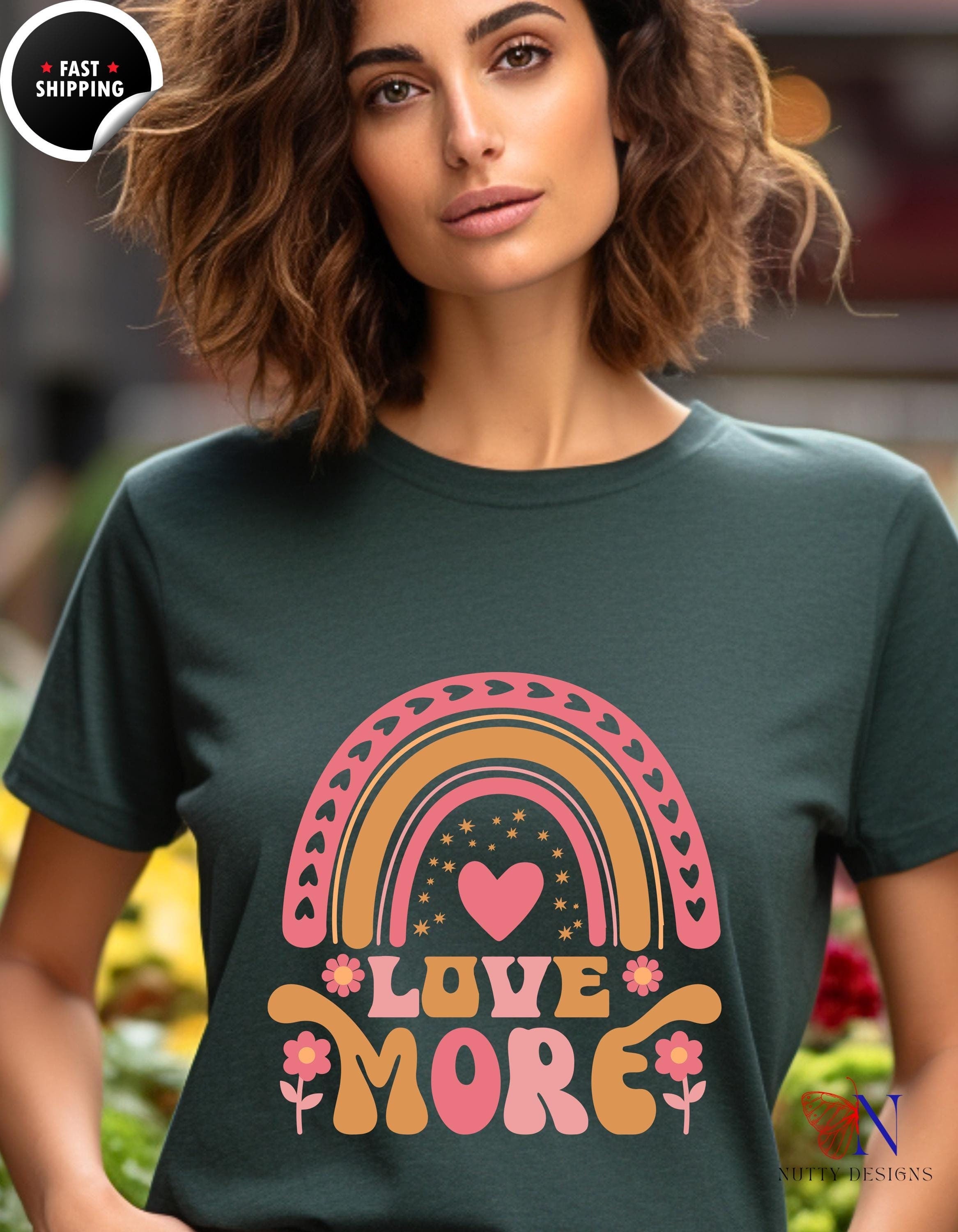 Love More Tshirt – Inspirational Quote Tee, Unisex Apparel, Soft Cotton, Perfect Gift for Friends & Family, Graphic Tee