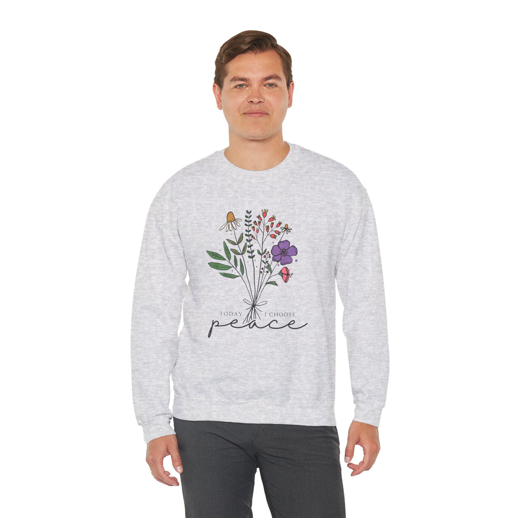 Today I Chose Peace Cozy Stylish Peaceful Apparel Perfect Mindfulne...