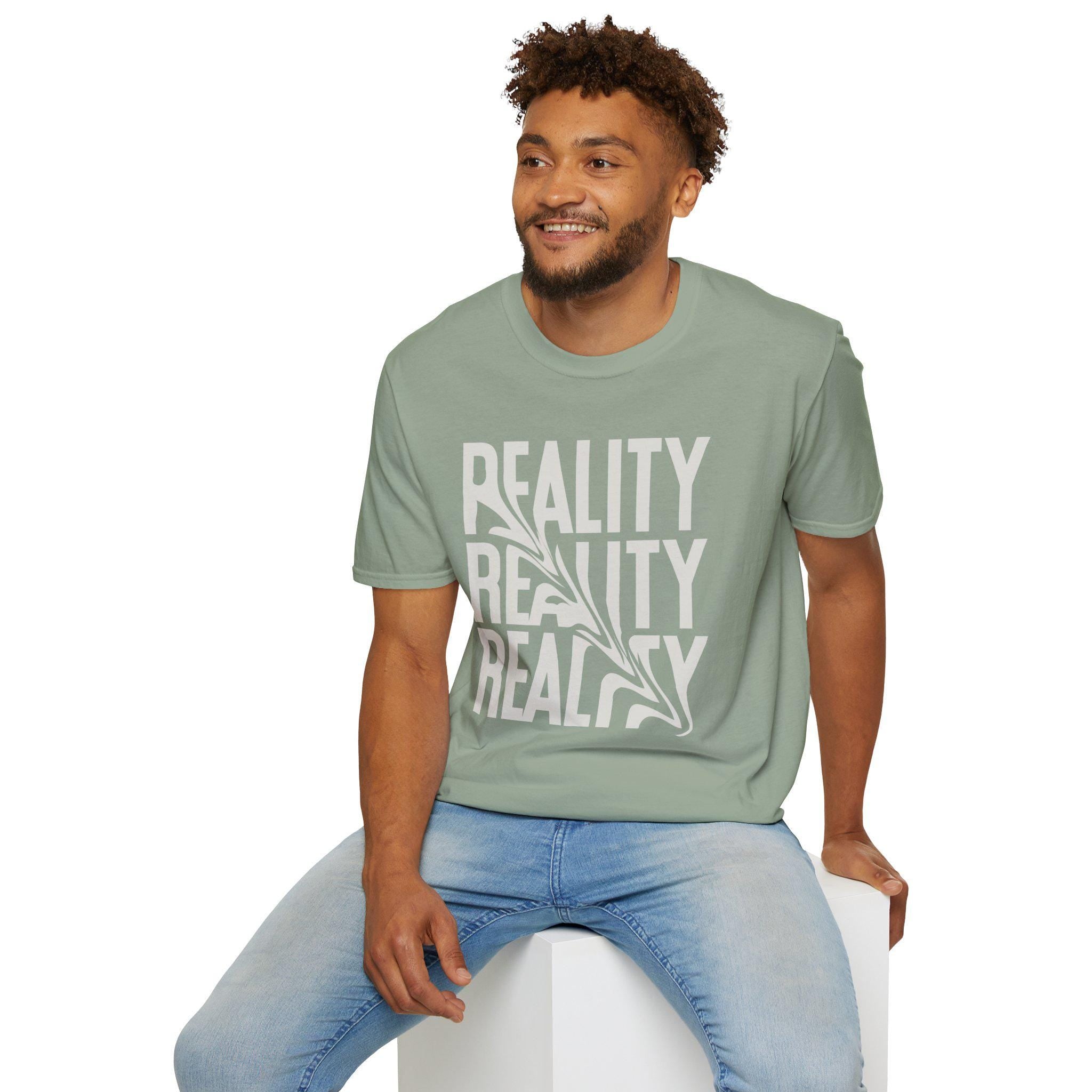 Reality Distorted T-shirt | Unique Graphic Tee | Trendy Casual Wear for Men & Women | Streetwear Fashion