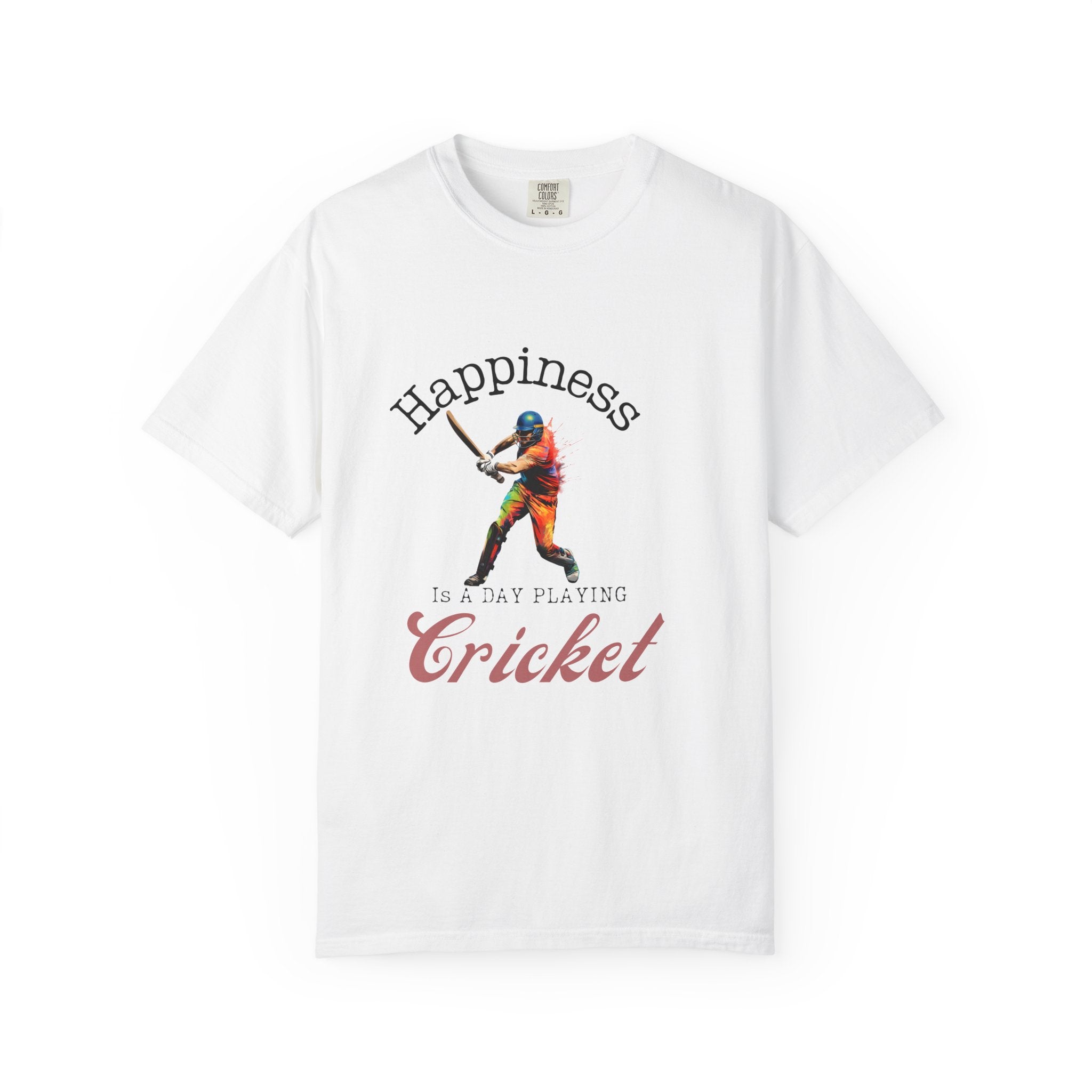 Happiness Is A Day Playing Cricket, unique desi style cricket lover gift tshirt, IPL/T20 world cup tees Unisex T-shirt