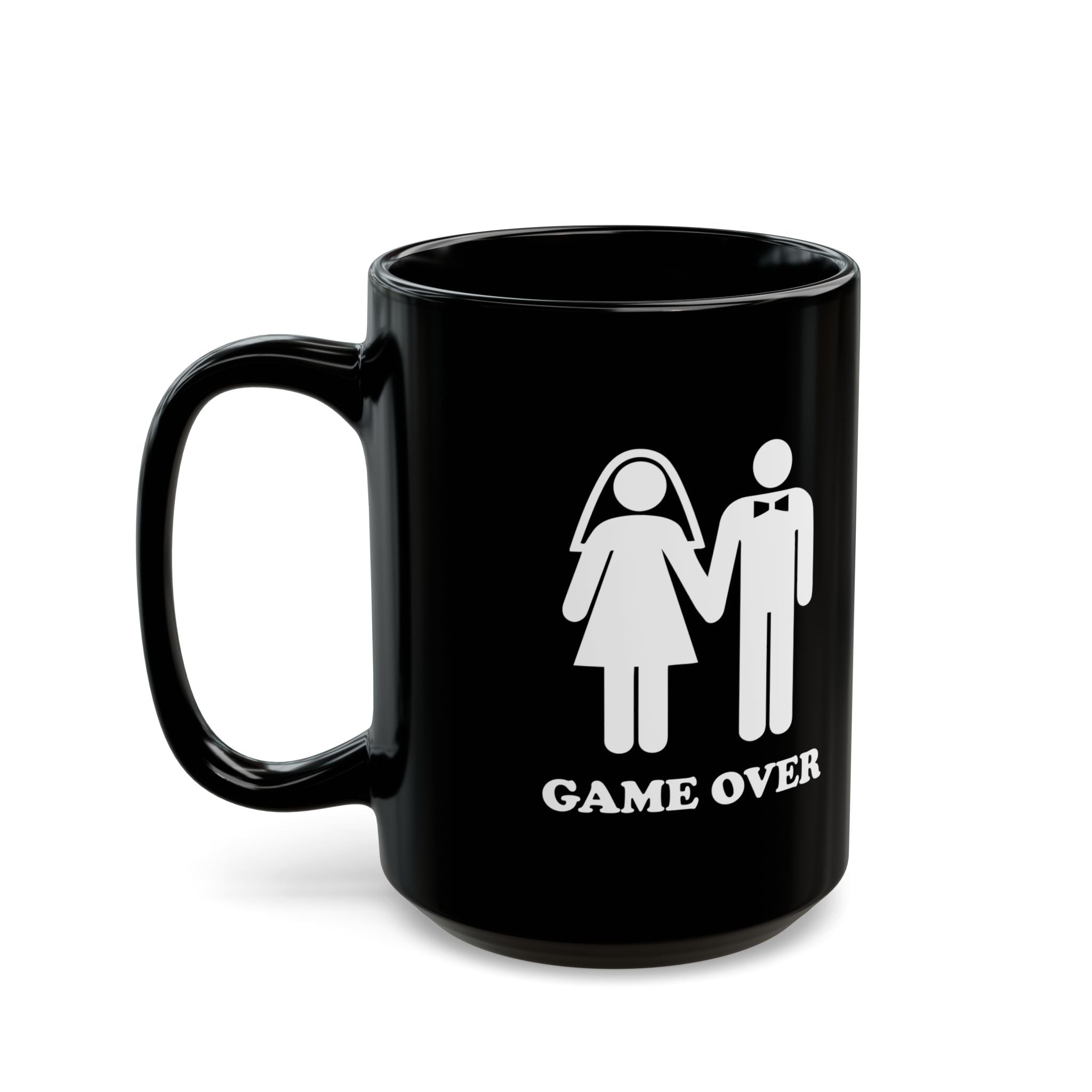 Game Over | Funny Coffee Mug, Sarcastic Tea Cup, Unique Gift Idea