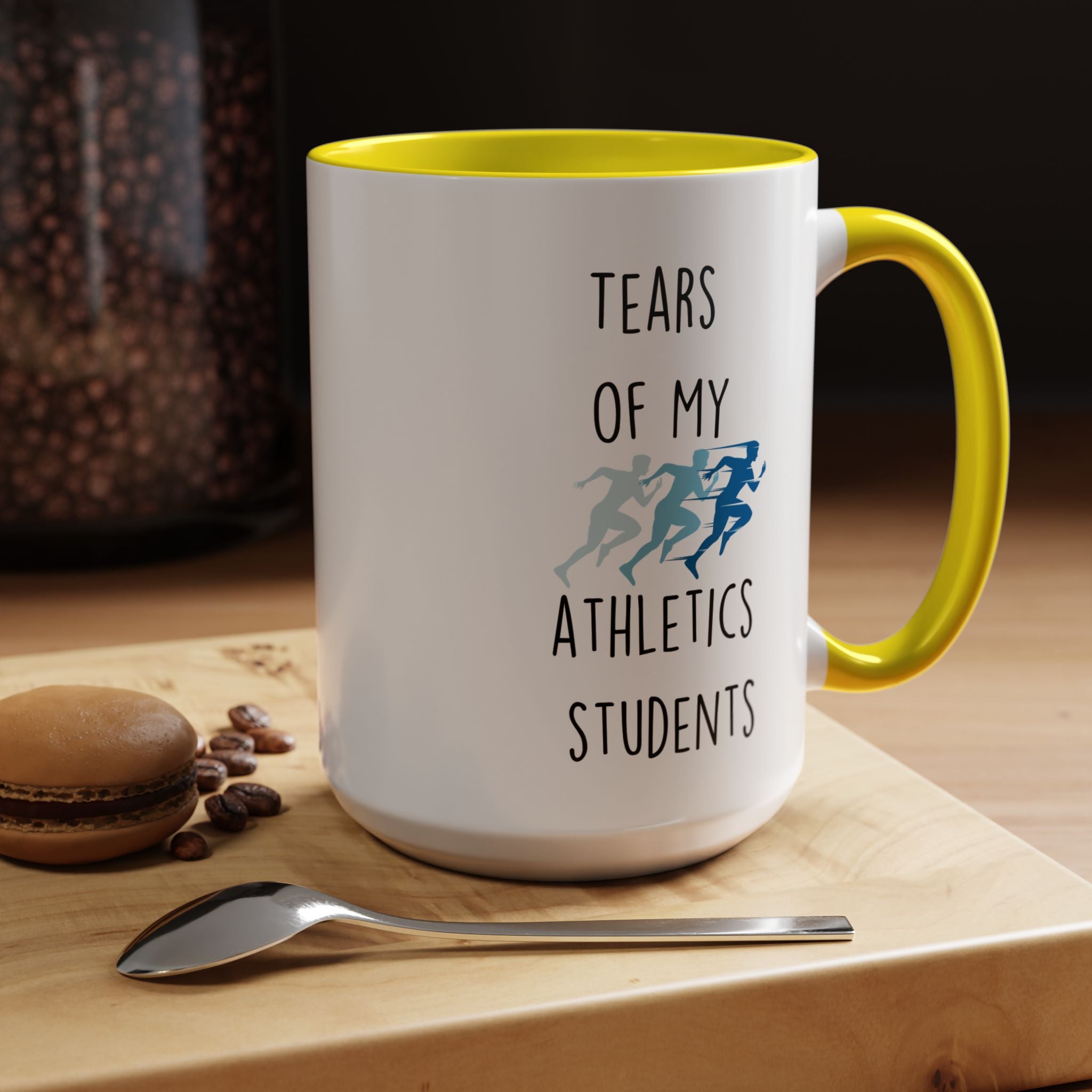 Funny Coffee Mug, Personalized Mug, Tears Of My Athletics Students, Accent Cup (11, 15oz), Sarcastic Mug,  Tea Coffee Cup, Gift Under 20