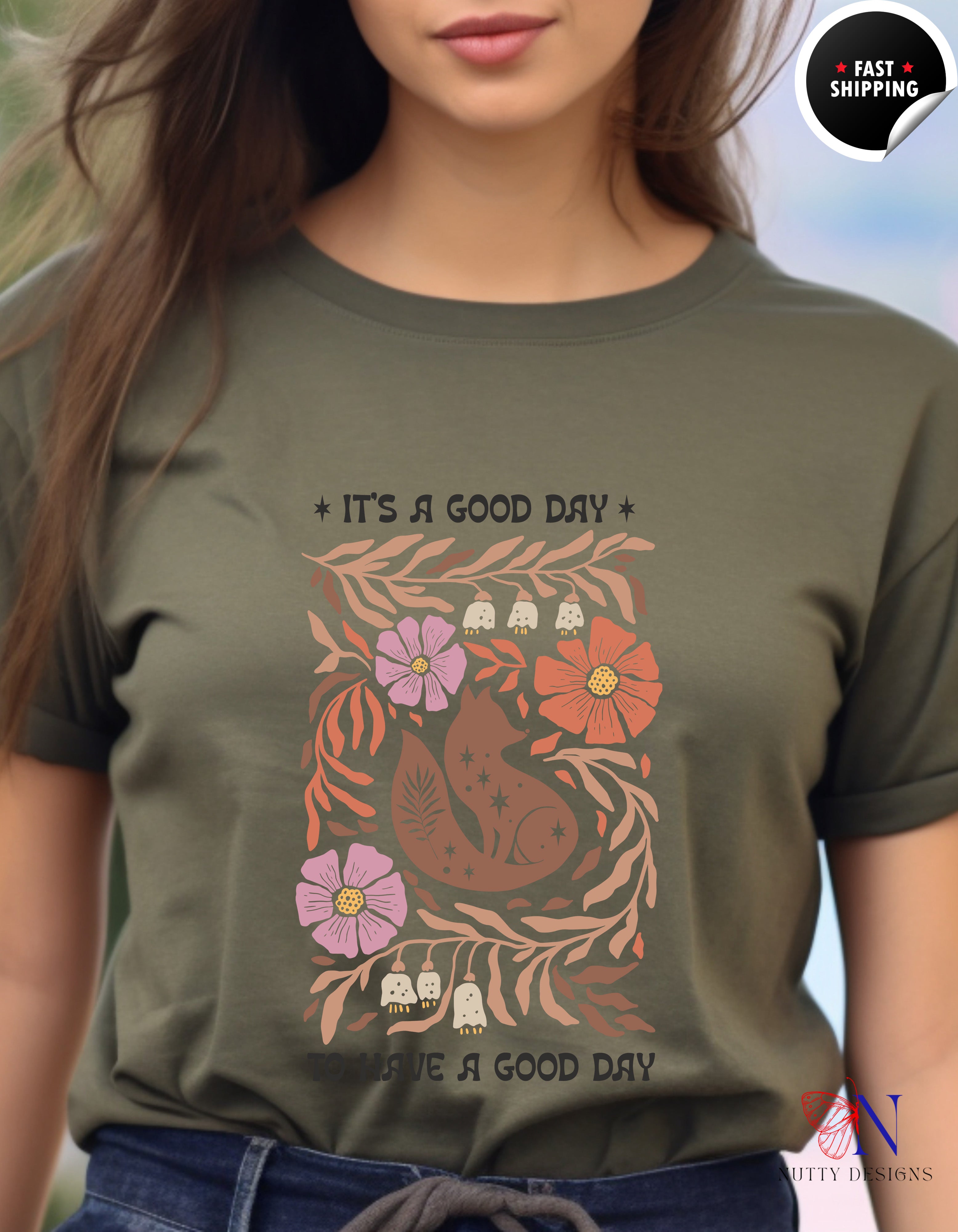 It's a good day to have a good day, Trendy Aesthetic Shirt, Cute T-Shirt Product Photo | Nutty Designs
