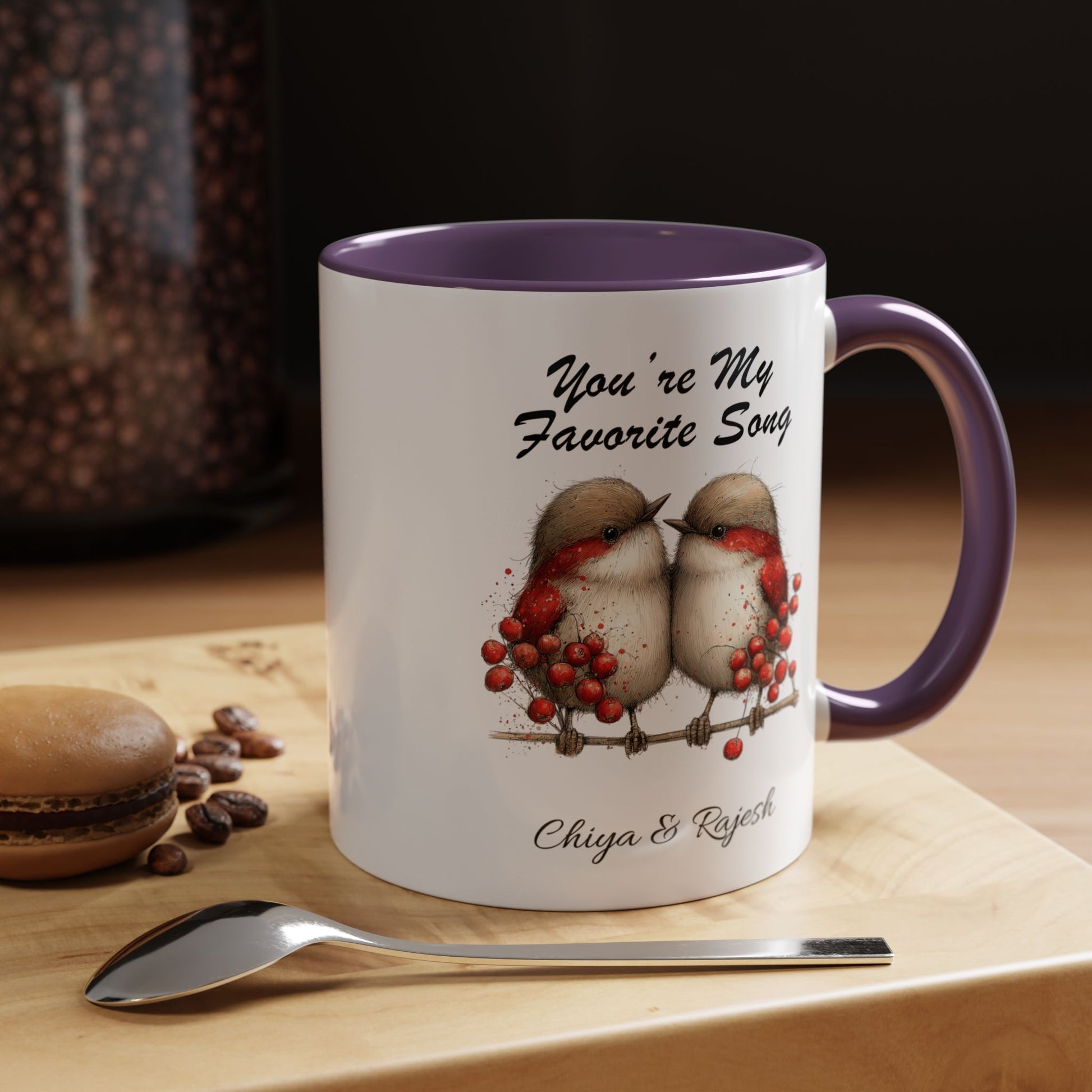 You Are My Favorite Song Robin Couple , Valentine's Day Love Mug Lifestyle Mockup | Nutty Designs