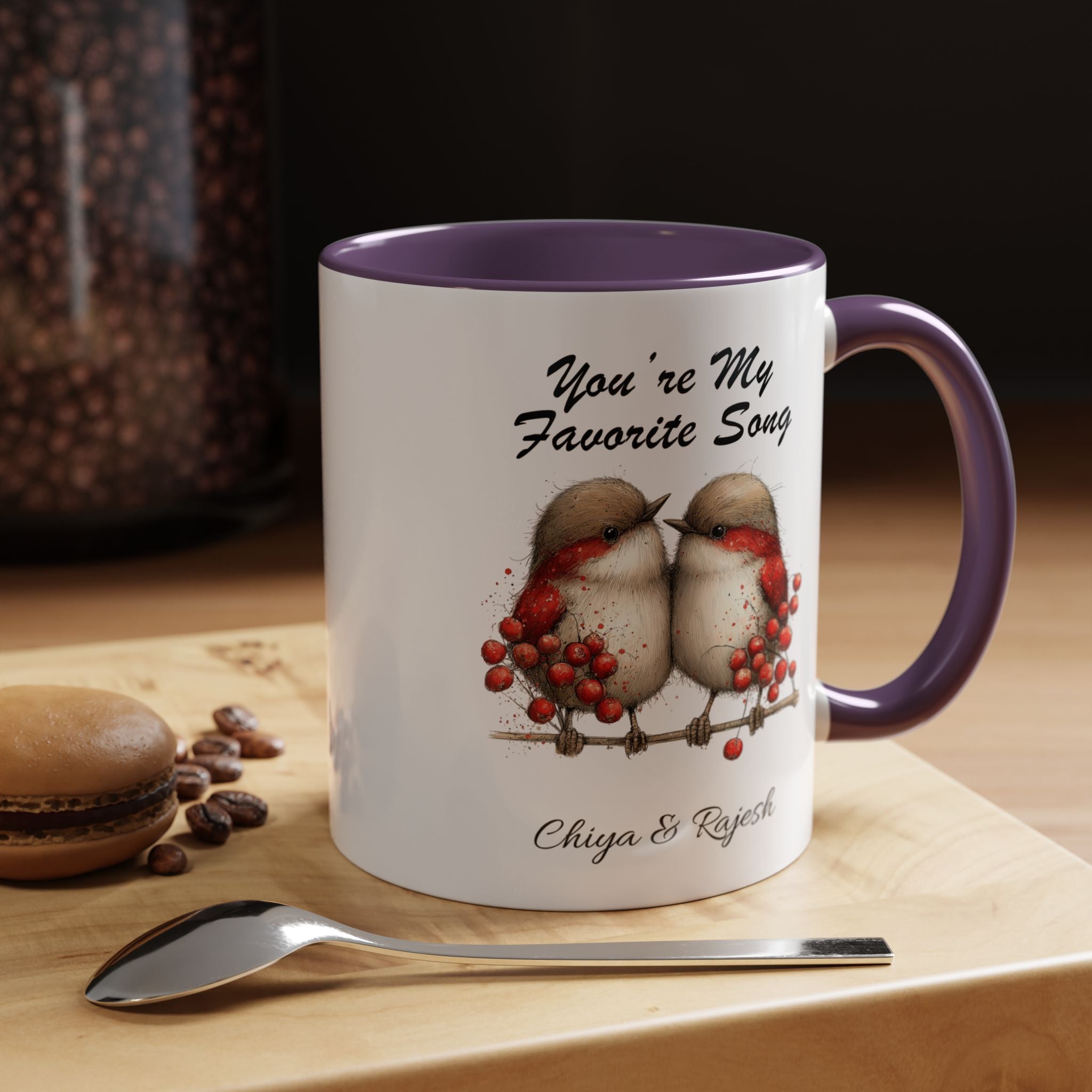 You Are My Favorite Song Robin Couple , Valentine's Day Love Mug Lifestyle Mockup | Nutty Designs