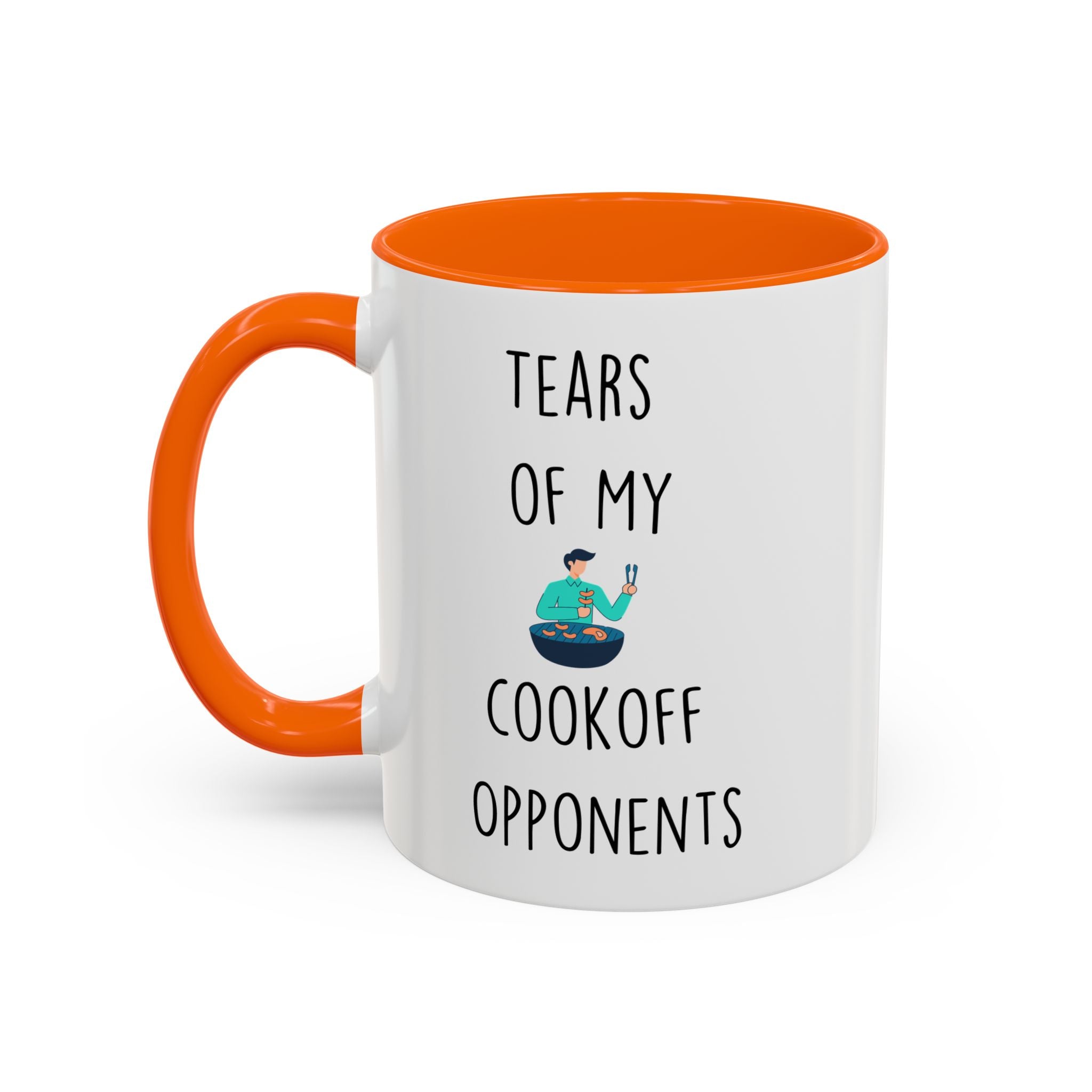 Funny Coffee Mug, Personalized Mug, Tears Of My Cookoff Opponents, Accent Cup (11, 15oz), Sarcastic Mug,  Tea Coffee Cup, Gift Under 20