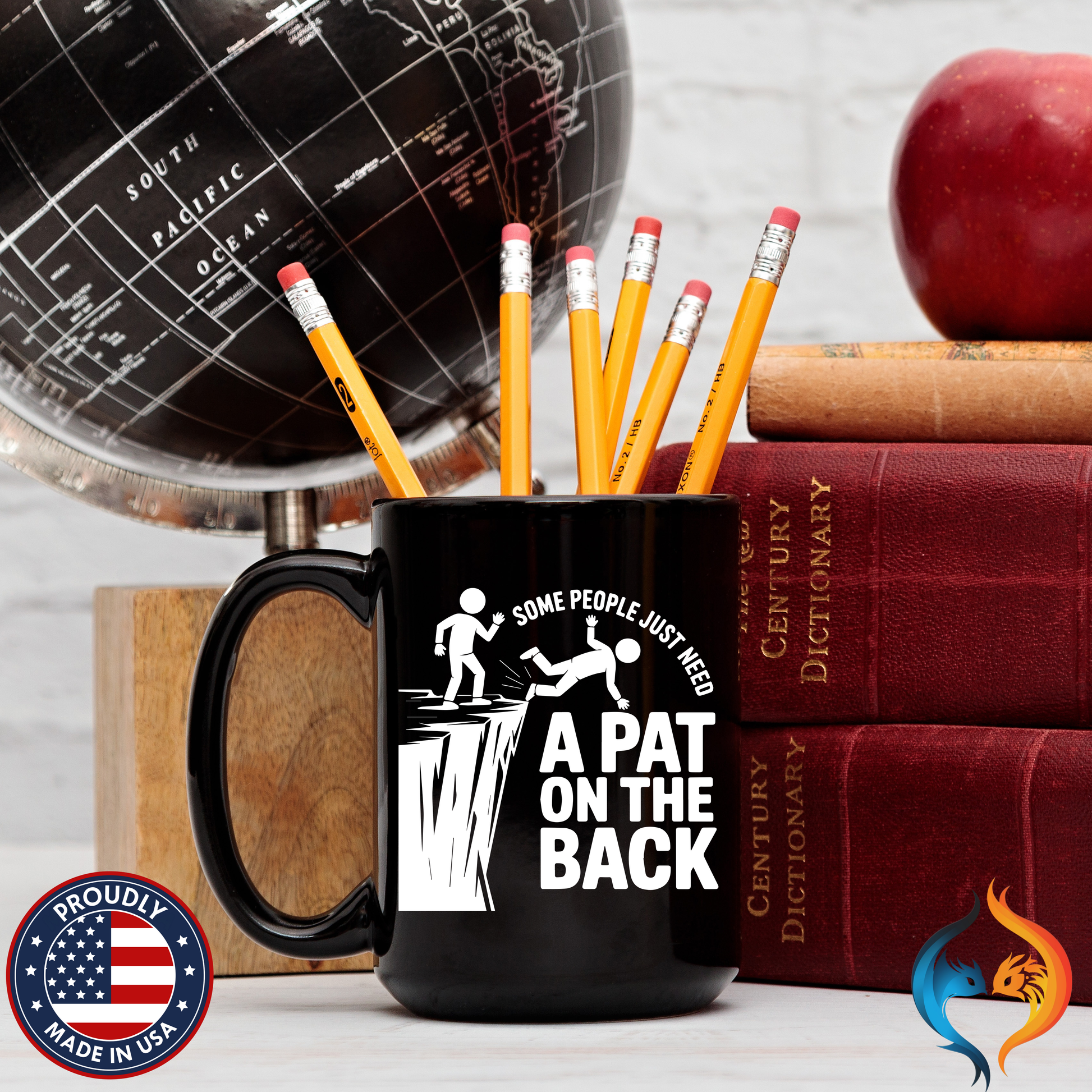 Some People Need a Pat On The Back Mug Product Photo | Nutty Designs
