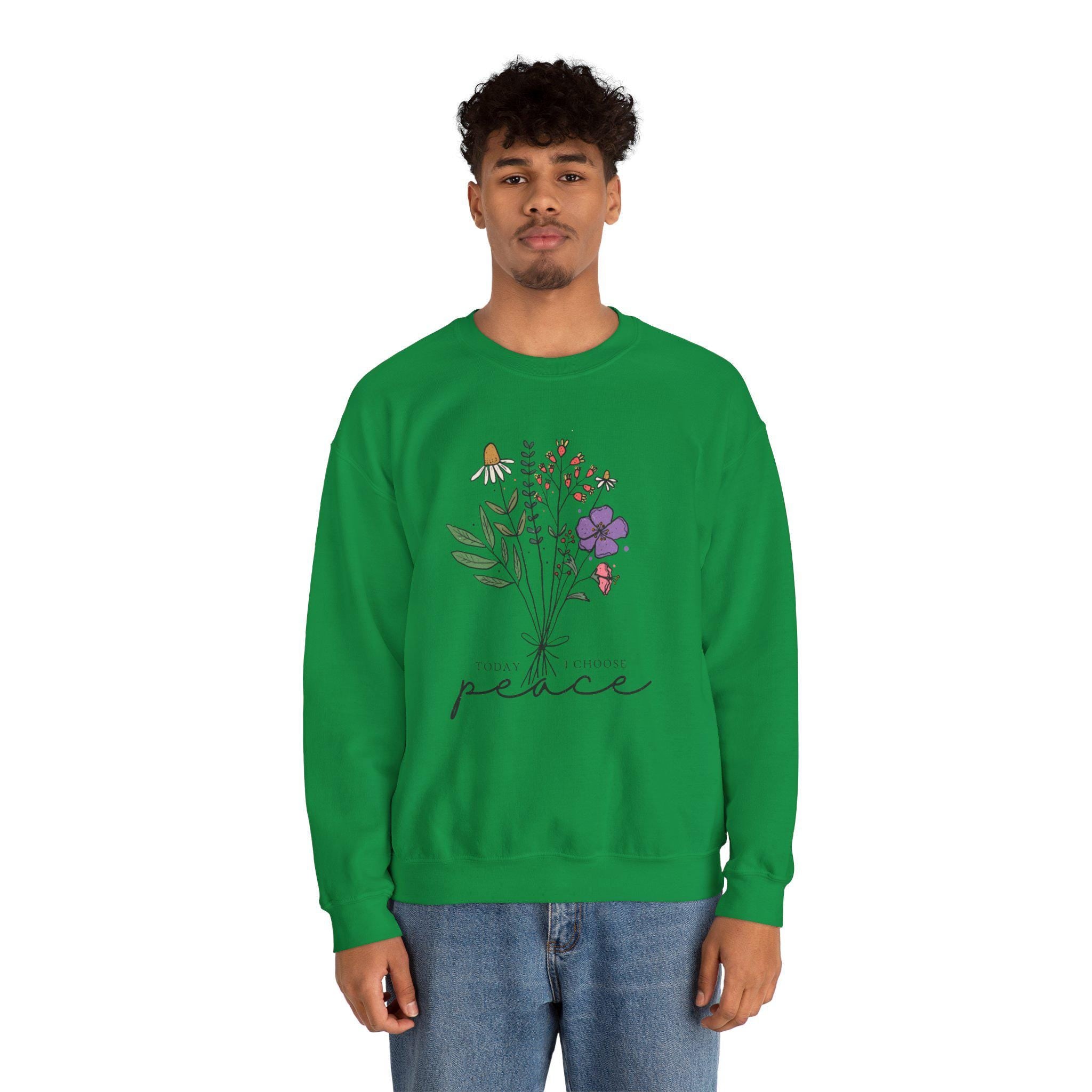 Today I Chose Peace Cozy Stylish Peaceful Apparel Perfect Mindfulne...