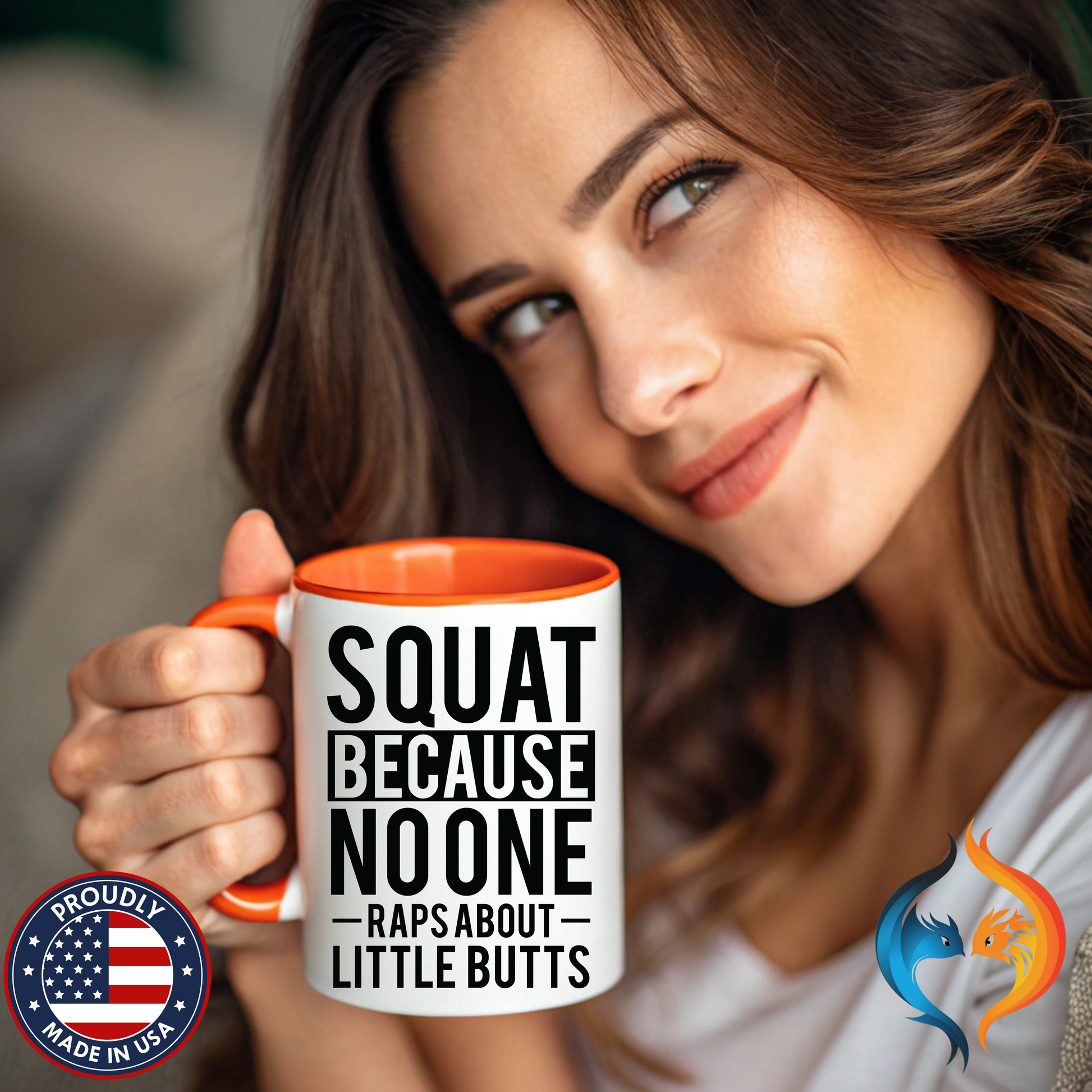 Squat Because Mug Product Photo | Nutty Designs