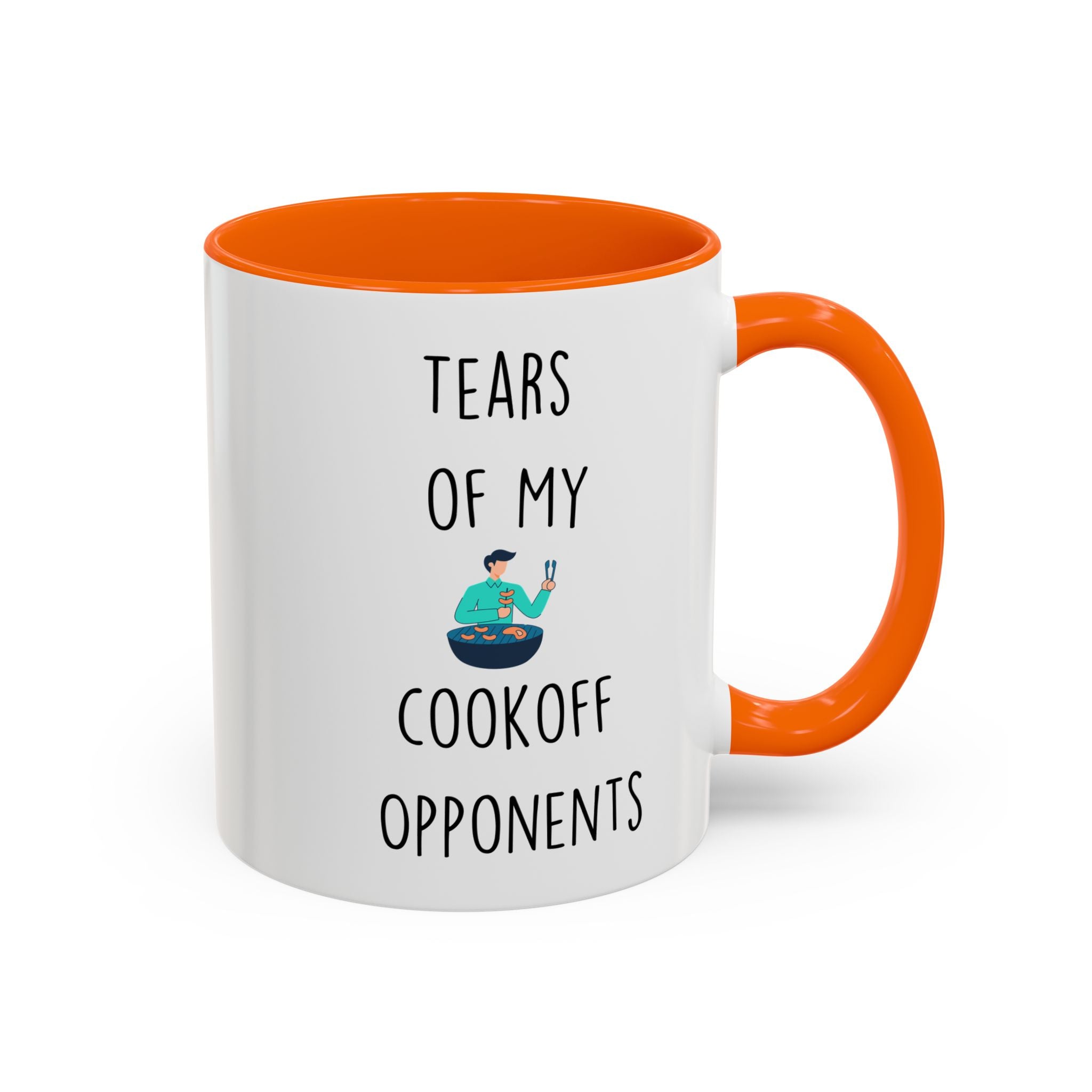 Funny Coffee Mug, Personalized Mug, Tears Of My Cookoff Opponents, Accent Cup (11, 15oz), Sarcastic Mug,  Tea Coffee Cup, Gift Under 20