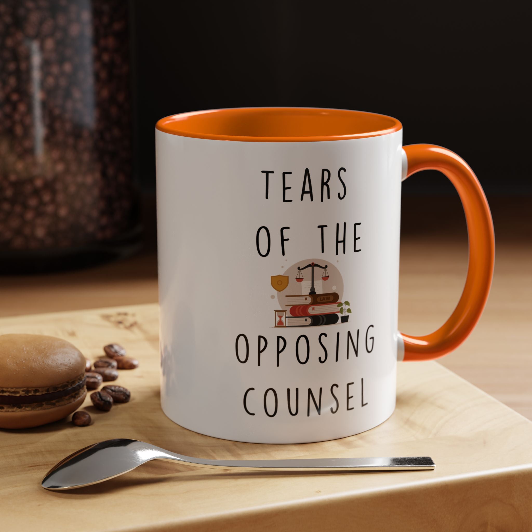 Funny Coffee Mug, Personalized Mug, Tears Of My The Opposing Counsel, Accent Cup (11, 15oz), Sarcastic Mug,  Tea Coffee Cup, Gift Under 20