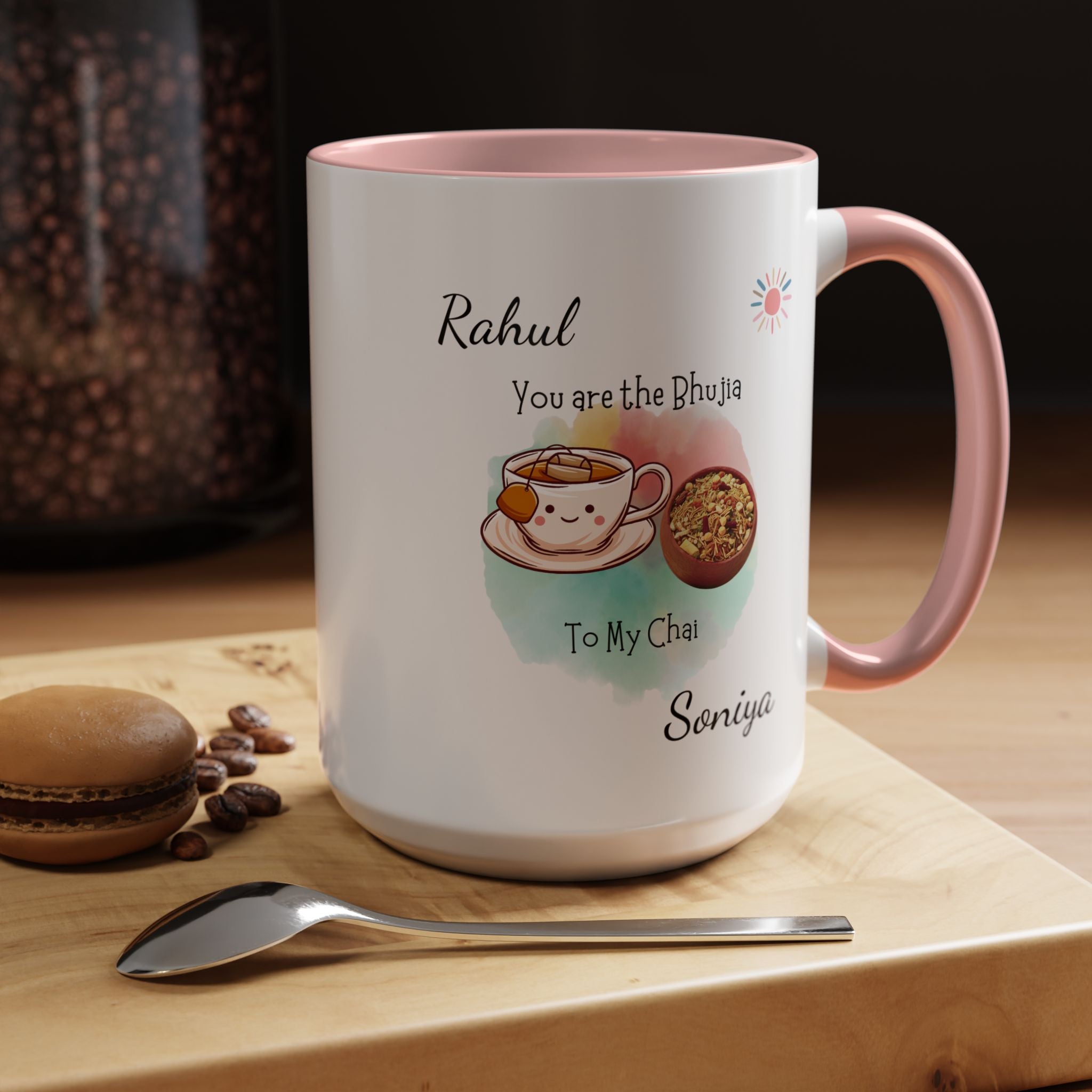You Are Bujiya To My Chai Mug Lifestyle Mockup | Nutty Designs